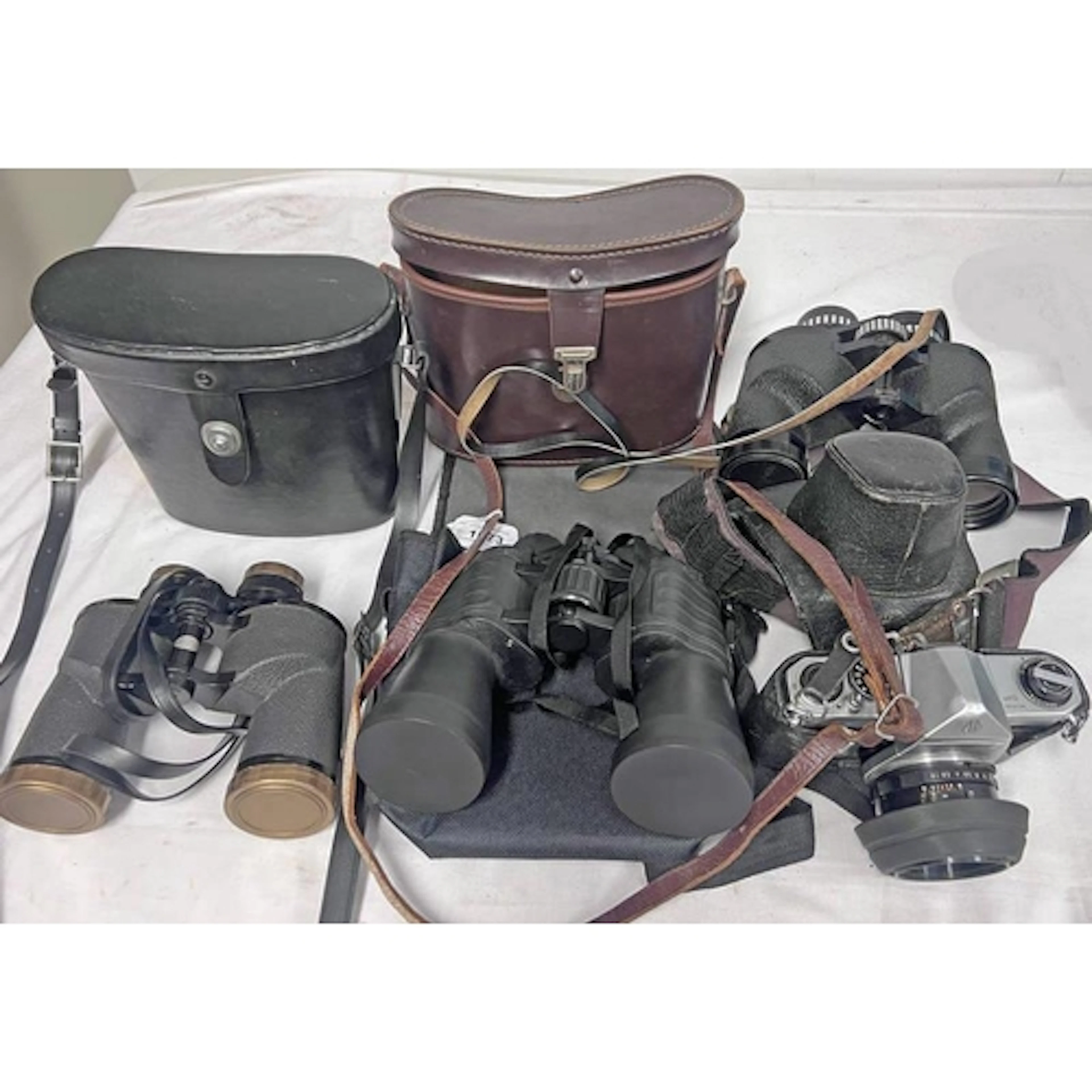 PENTAX SPOTMATIC CAMERA WITH SUPER - TAKUMAR 1:1.8/55 LENS, ...