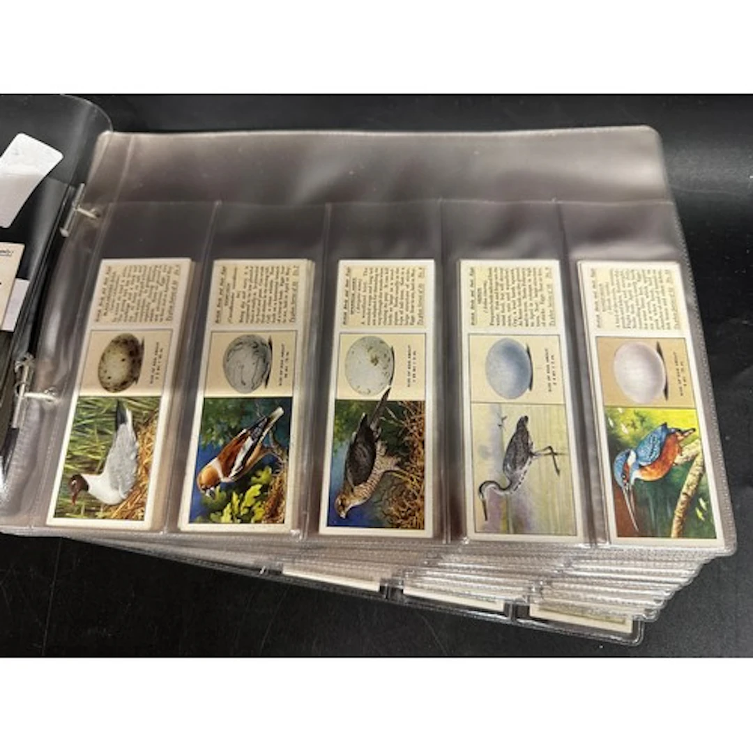 Ten complete sets of trade cards including British Birds and...