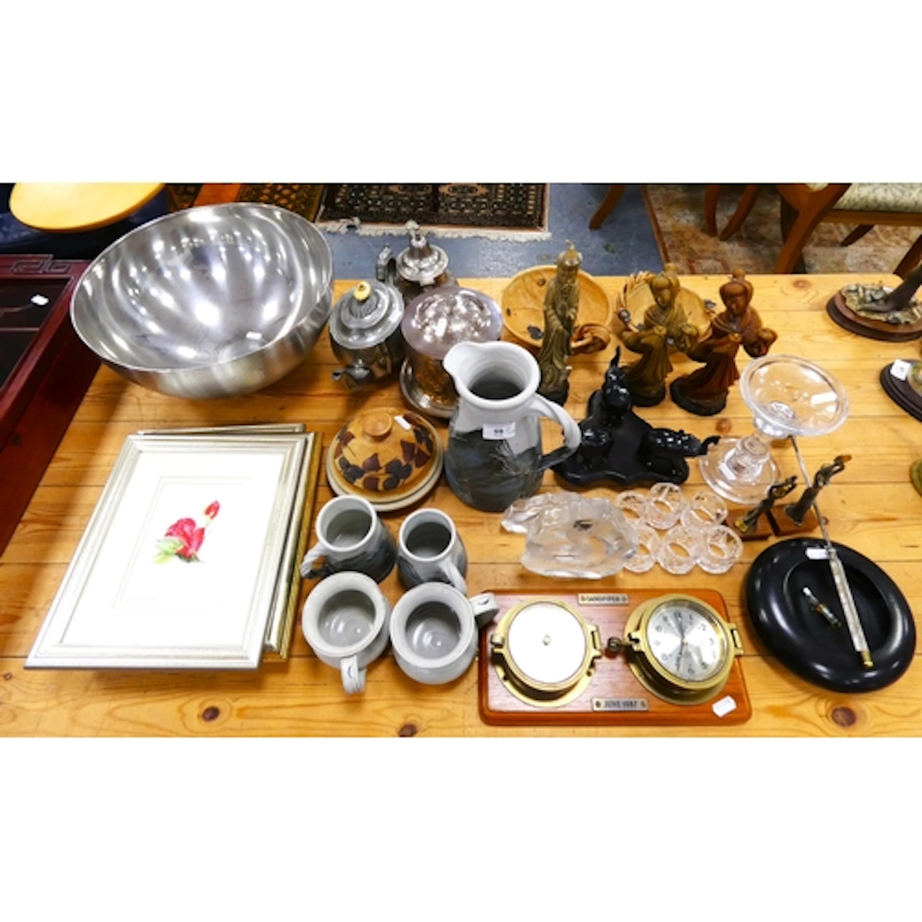 Collection of assorted wares to include EP, Botanical prints...