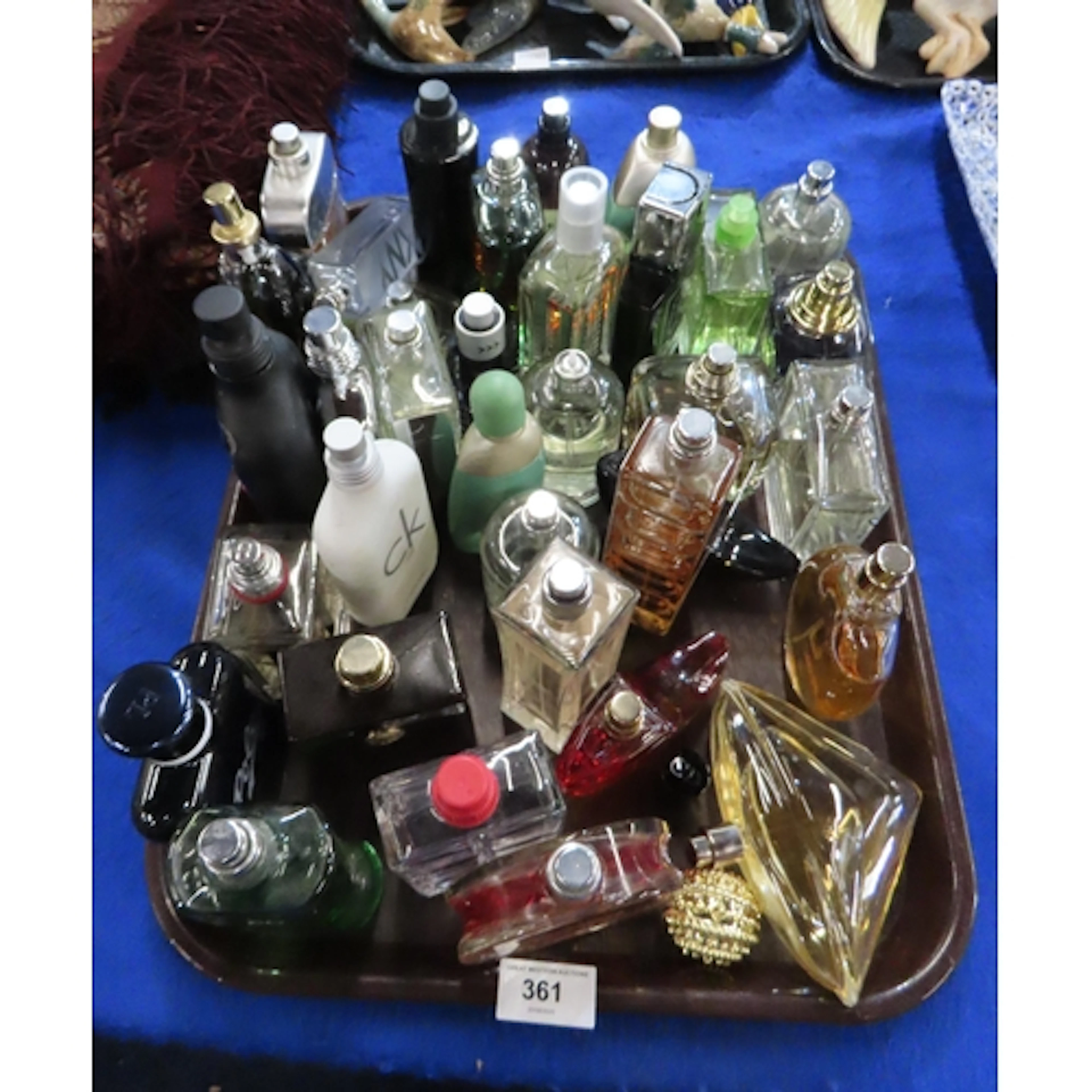 A collection of ladies perfumes and men's aftershaves, mostl...