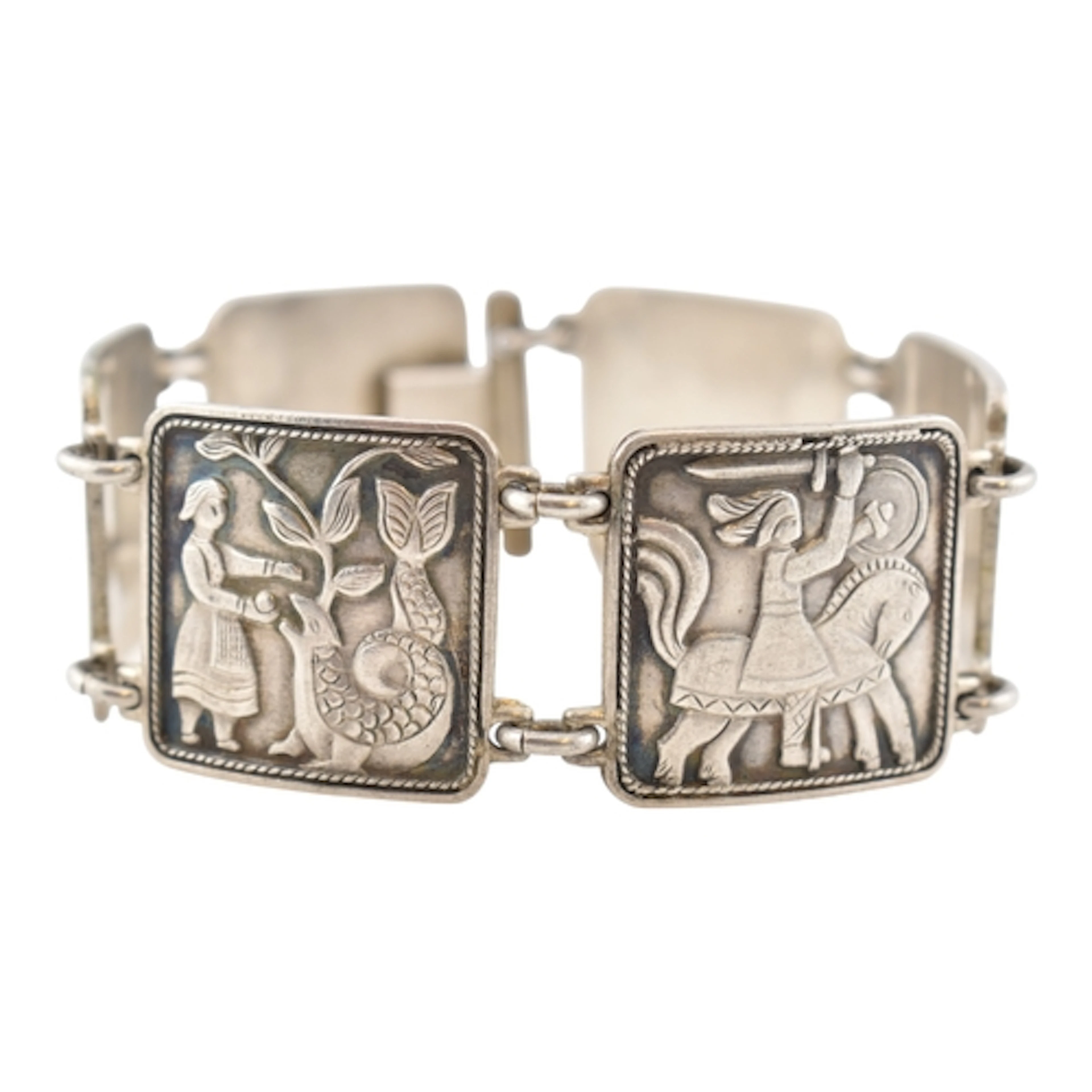 A mid 20th Century David Andersen Norwegian silver ' Fairy T...