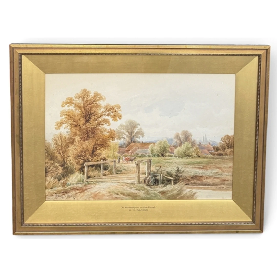 HENRY H. PARKER (BRITISH 1858-1930): AT THE WOOLHAMPTON ON T...