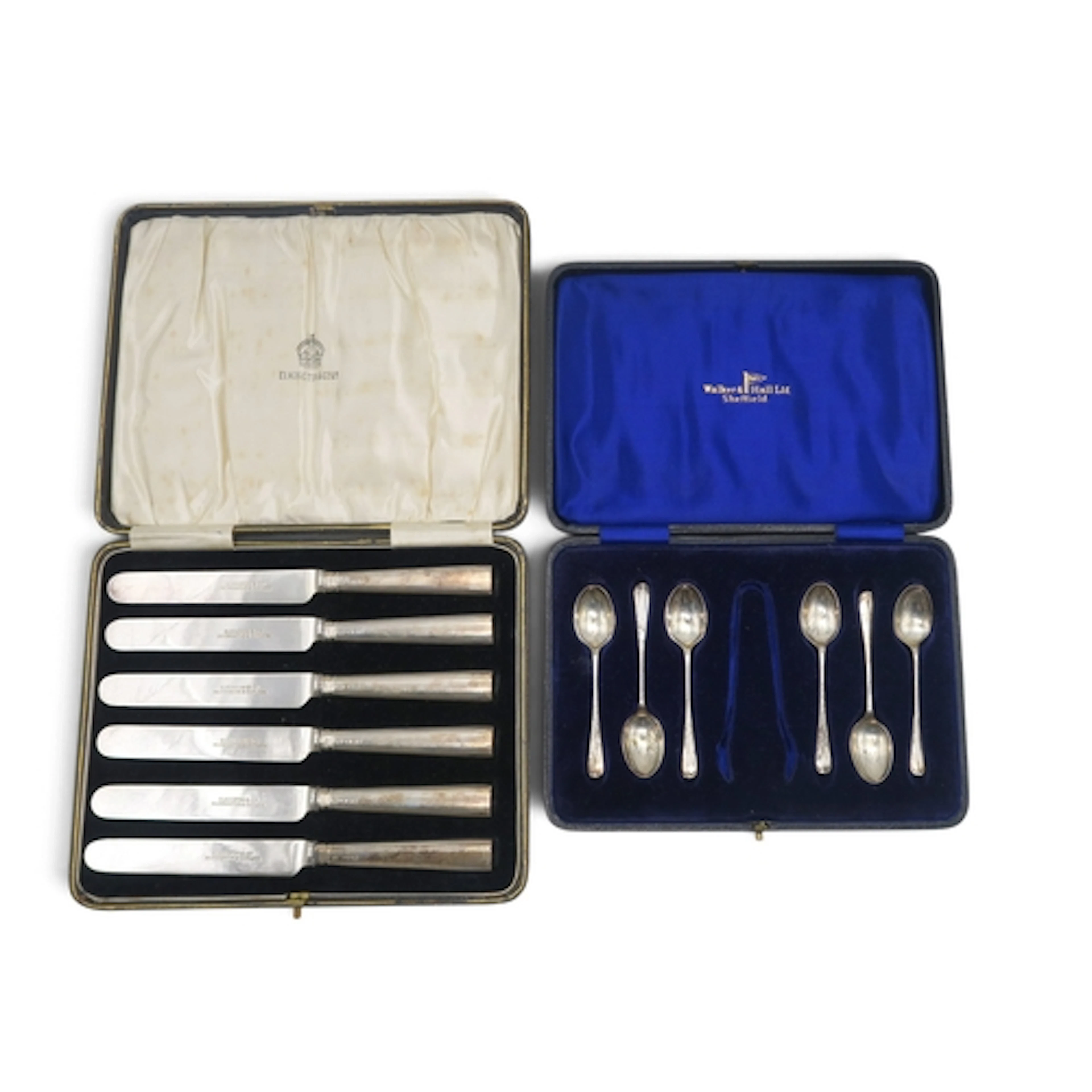 A set of George V silver coffee spoons by Thomas Bradbury &a...
