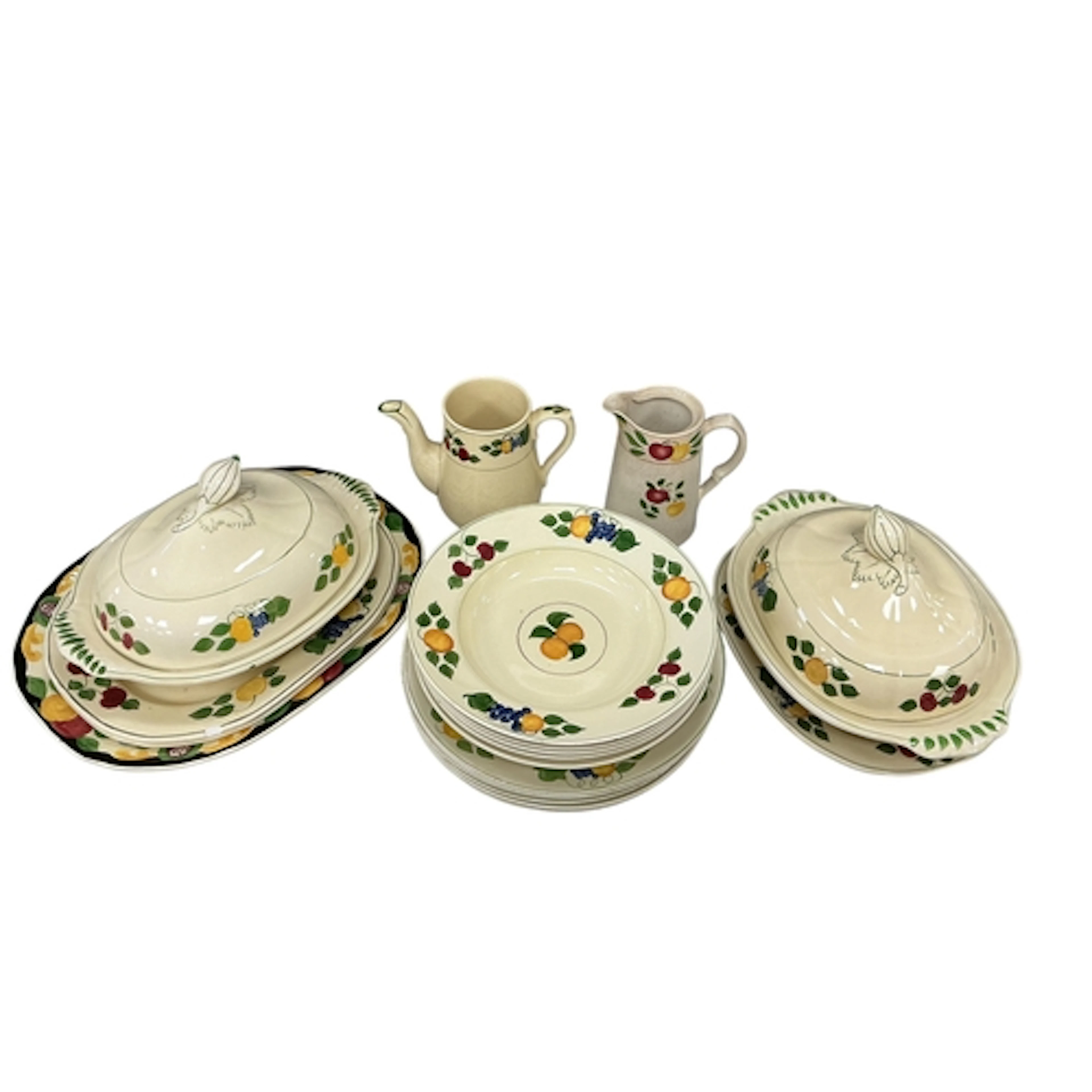 A quantity of Adams Titian ware dinner ware to include soup ...