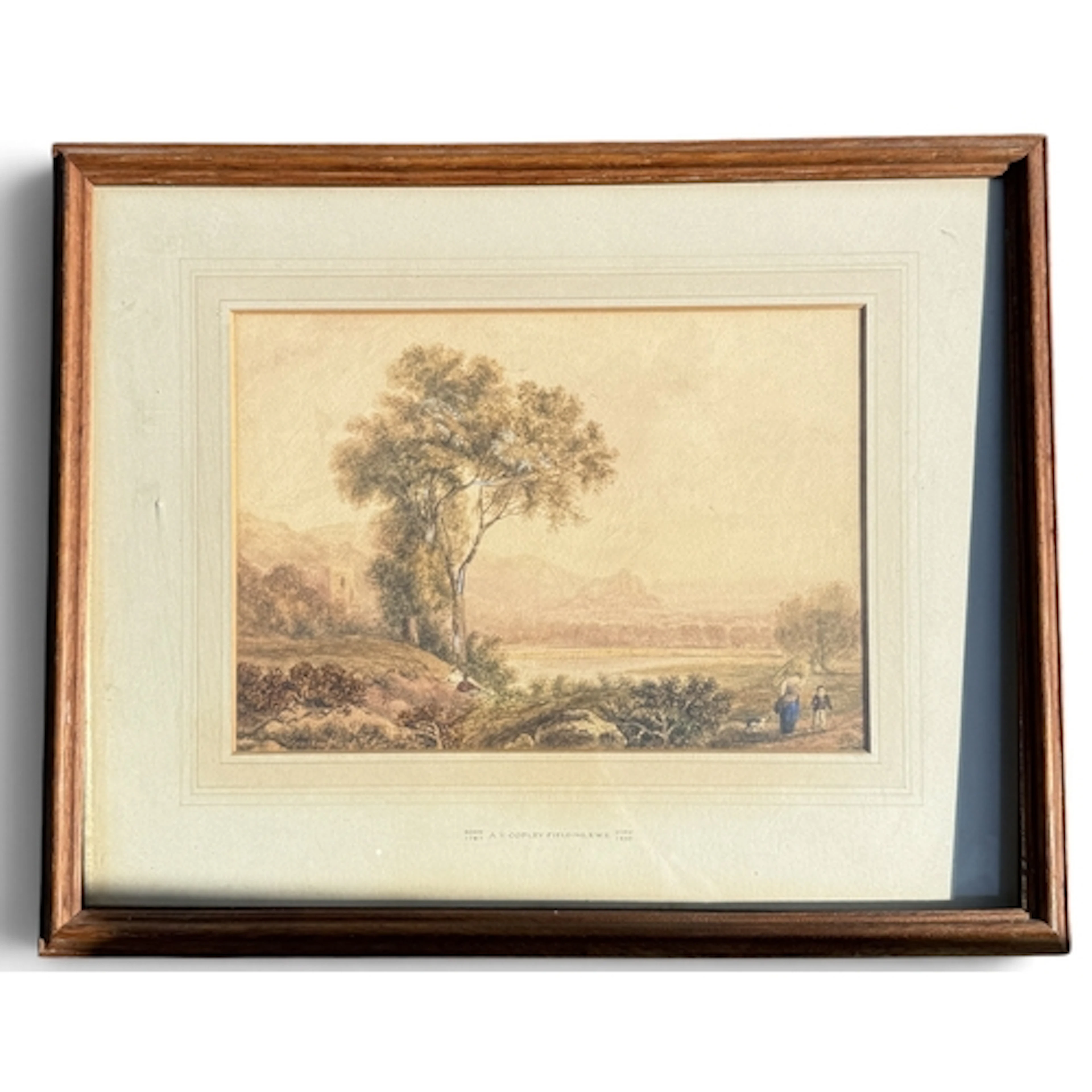ANTHONY VAN DYKE: 'COPLEY FIELDING' Depicitng a river landsc...