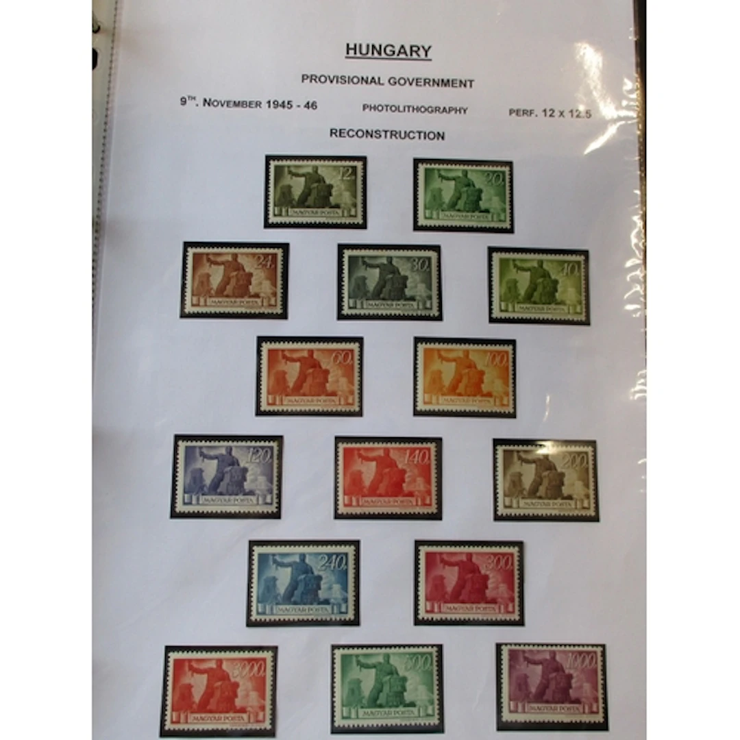 Hungary. 1871 to 1984 M/U, in 1 Schaubek album 3 ring binde...