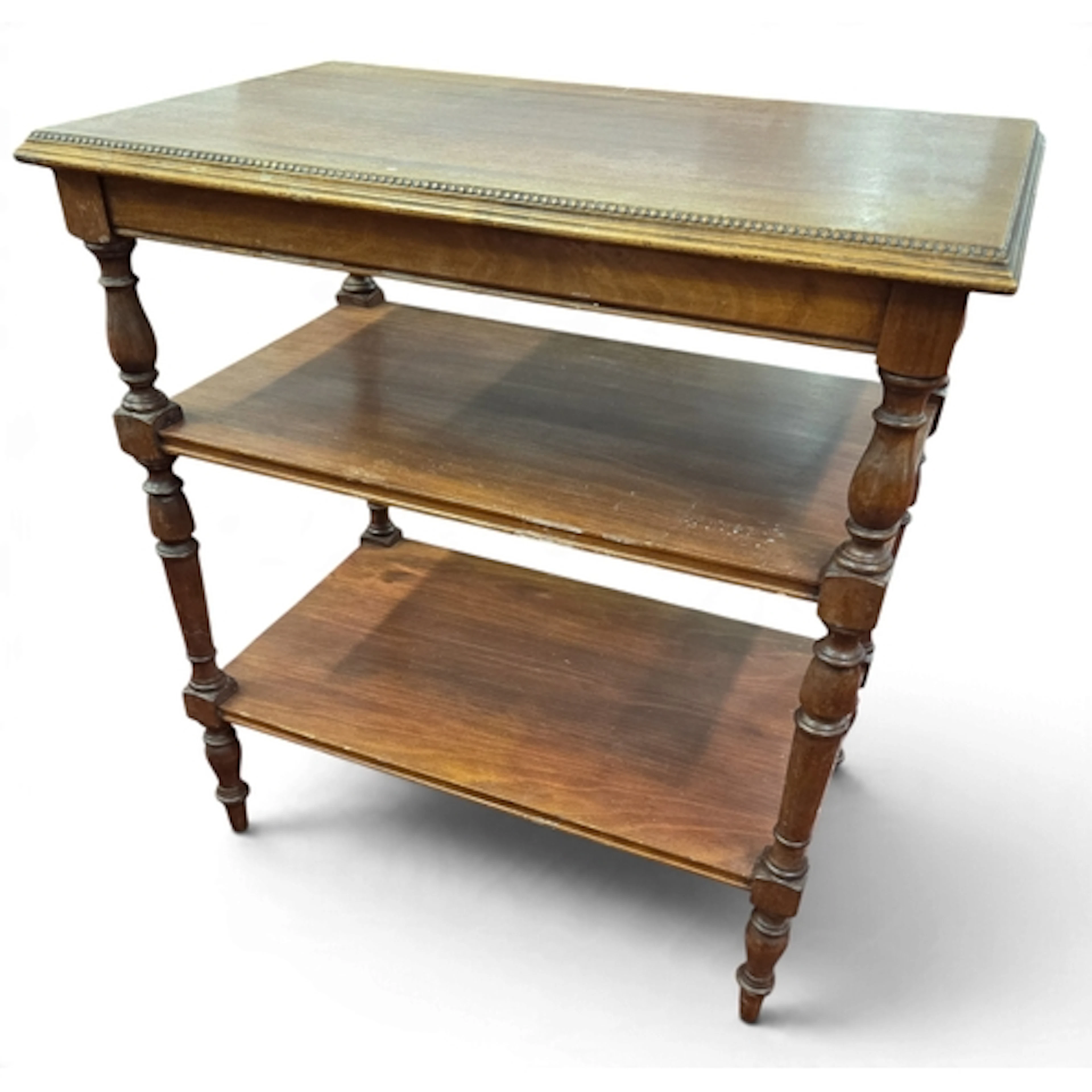 A late 19th Century Mahogany three tier Dumbwaiter along wit...