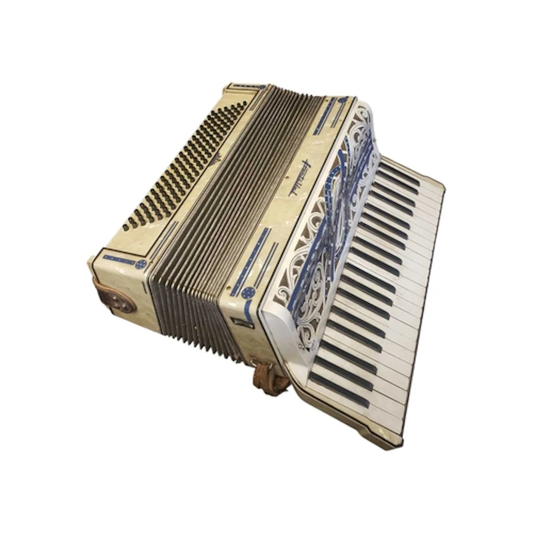 20th century vintage Italian Frontalini piano accordion. Fea...