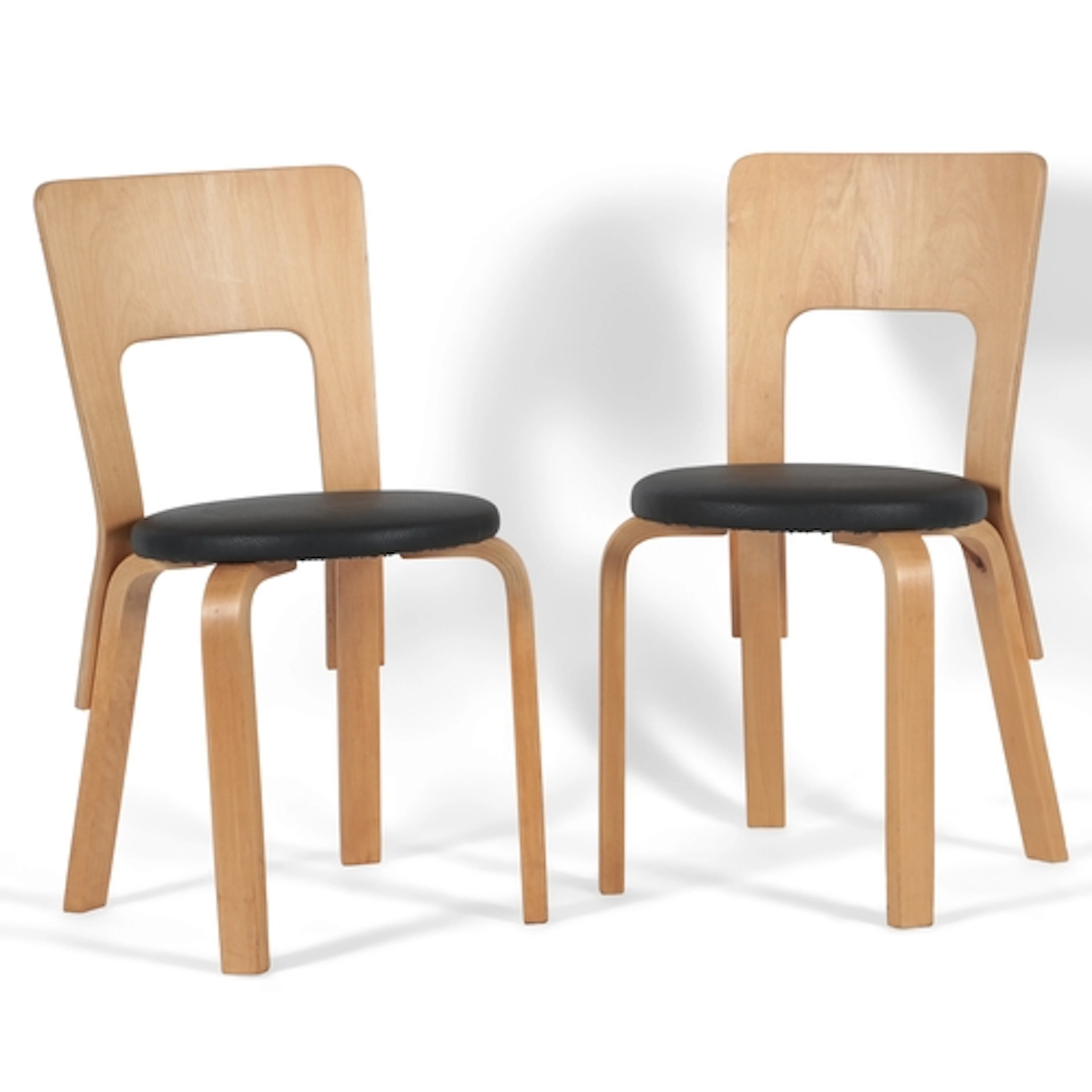 Alvar Aalto (Finnish, 1898-1976) for Artek: A pair of 'Model...