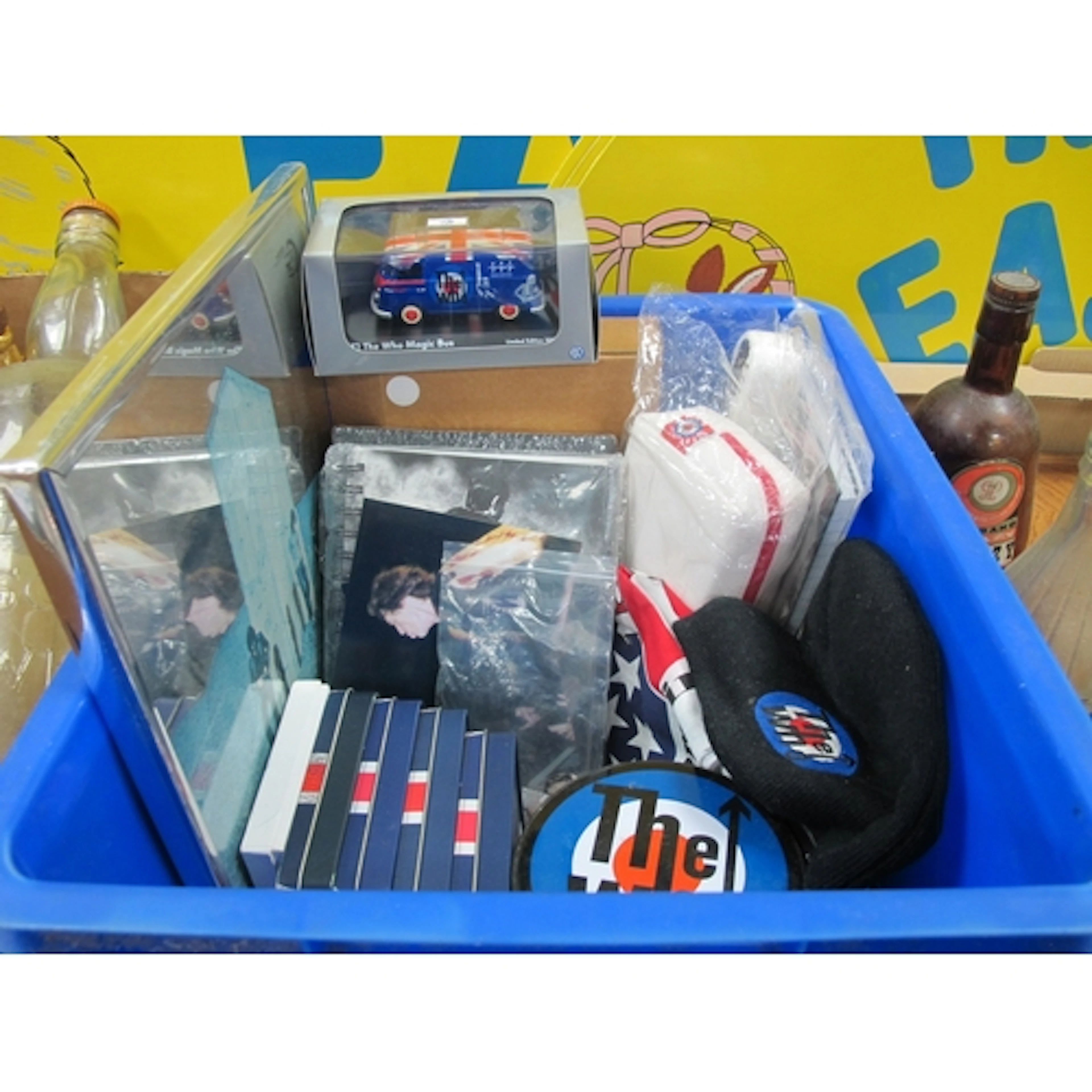 The Who Memorabilia , including Mirror 32cm square, tins, ha...