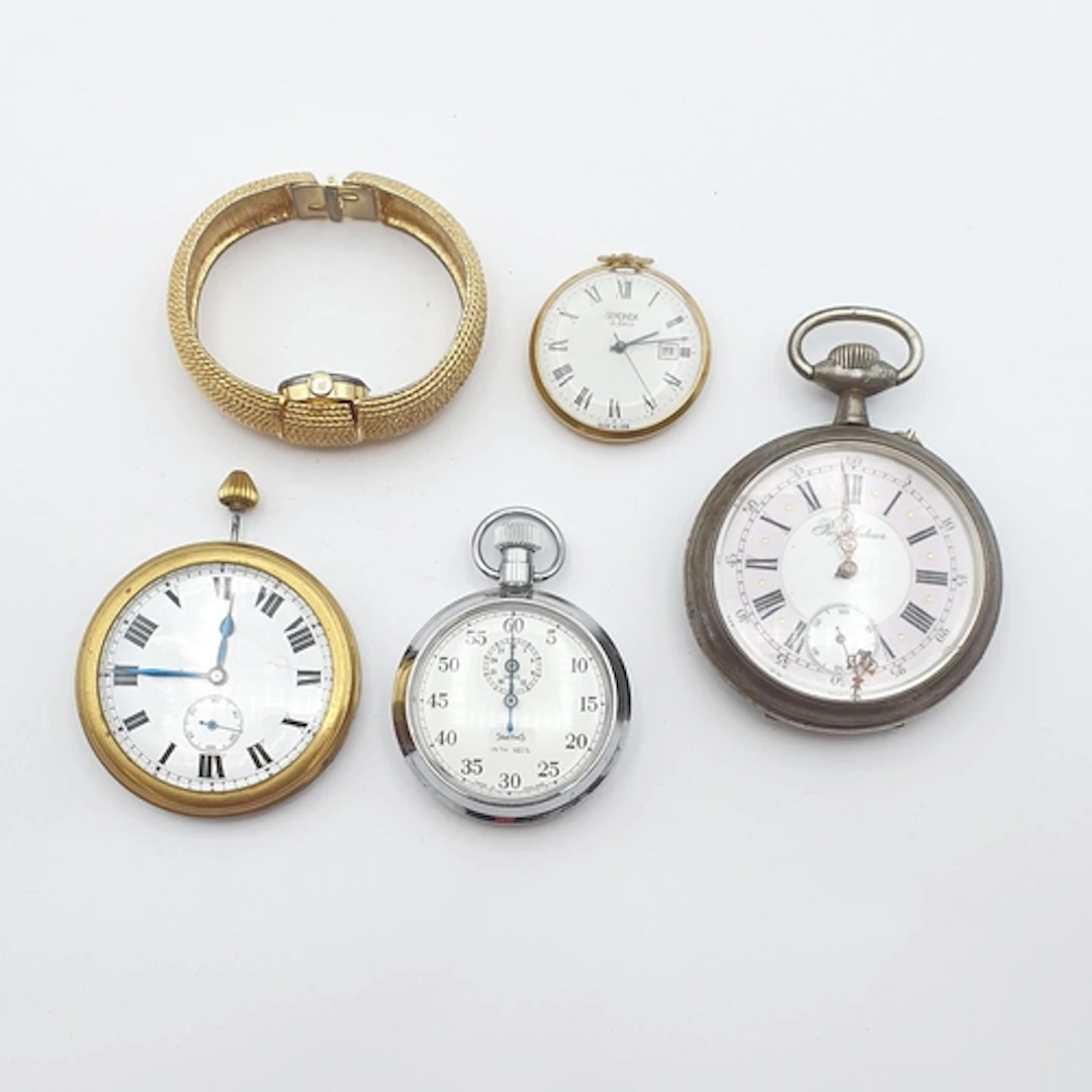 A Victorian Regulateur Pocket Watch with pink enamel dial, a...