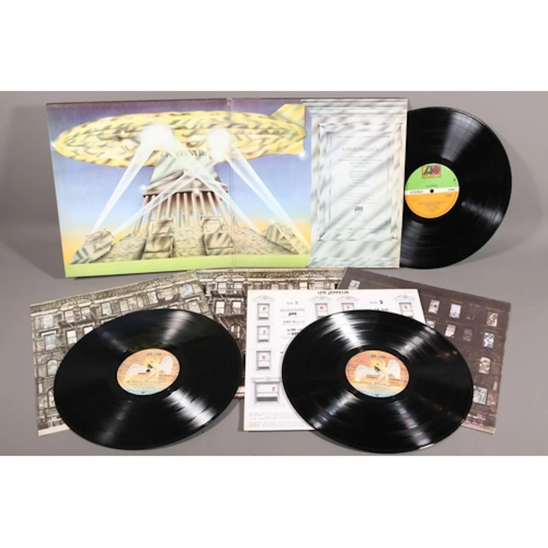 Led Zeppelin vinyl records to include Led Zeppelin II on Atl...