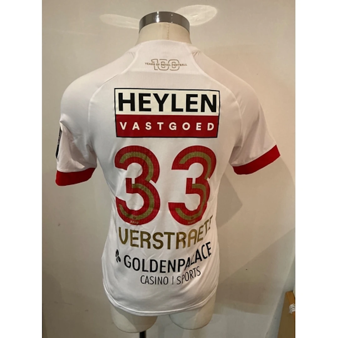 Antwerp 2020 - 2021 Match Prepared Football Shirt: Jako sho...
