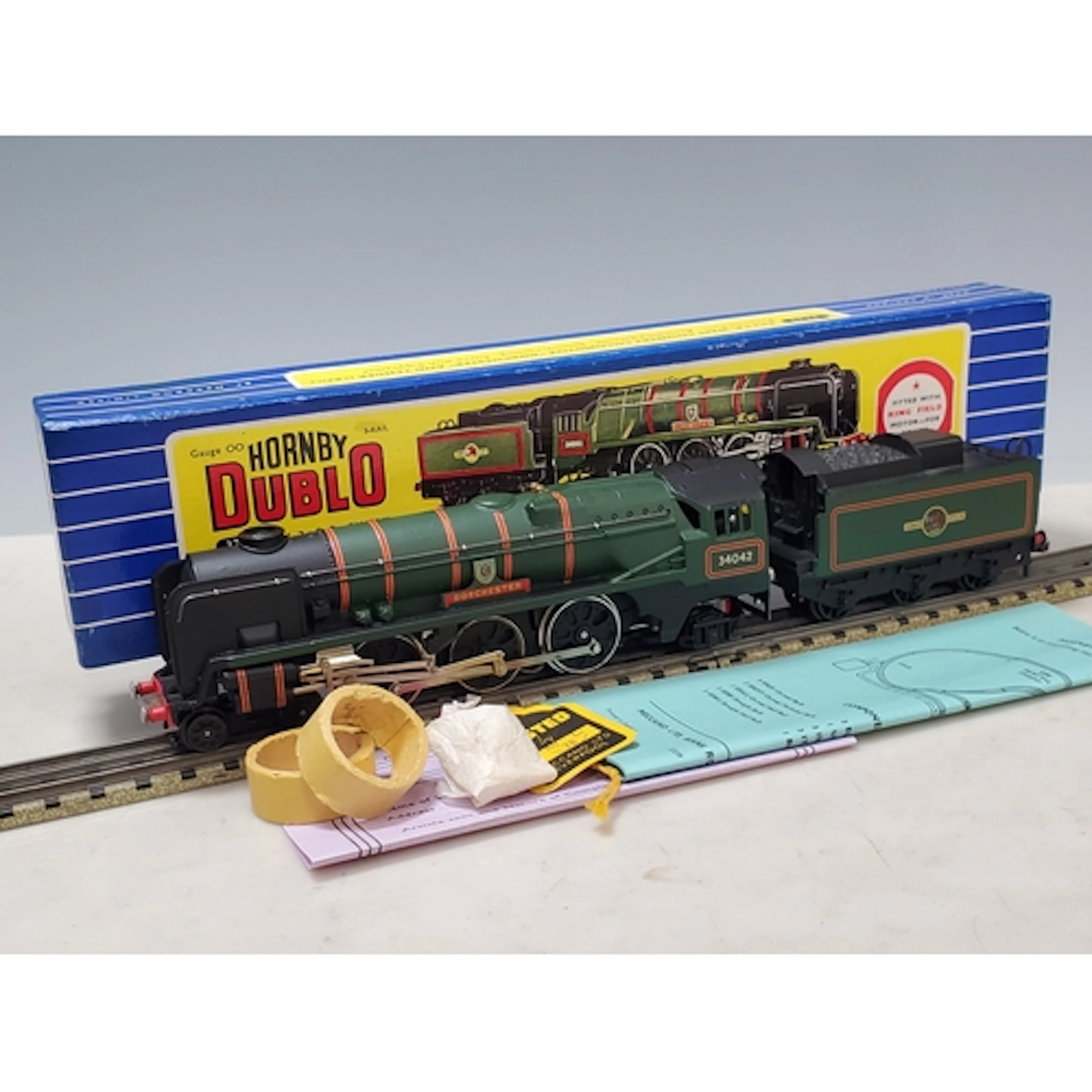 A boxed Hornby Dublo 3235 'Dorchester' Locomotive, superb ex...
