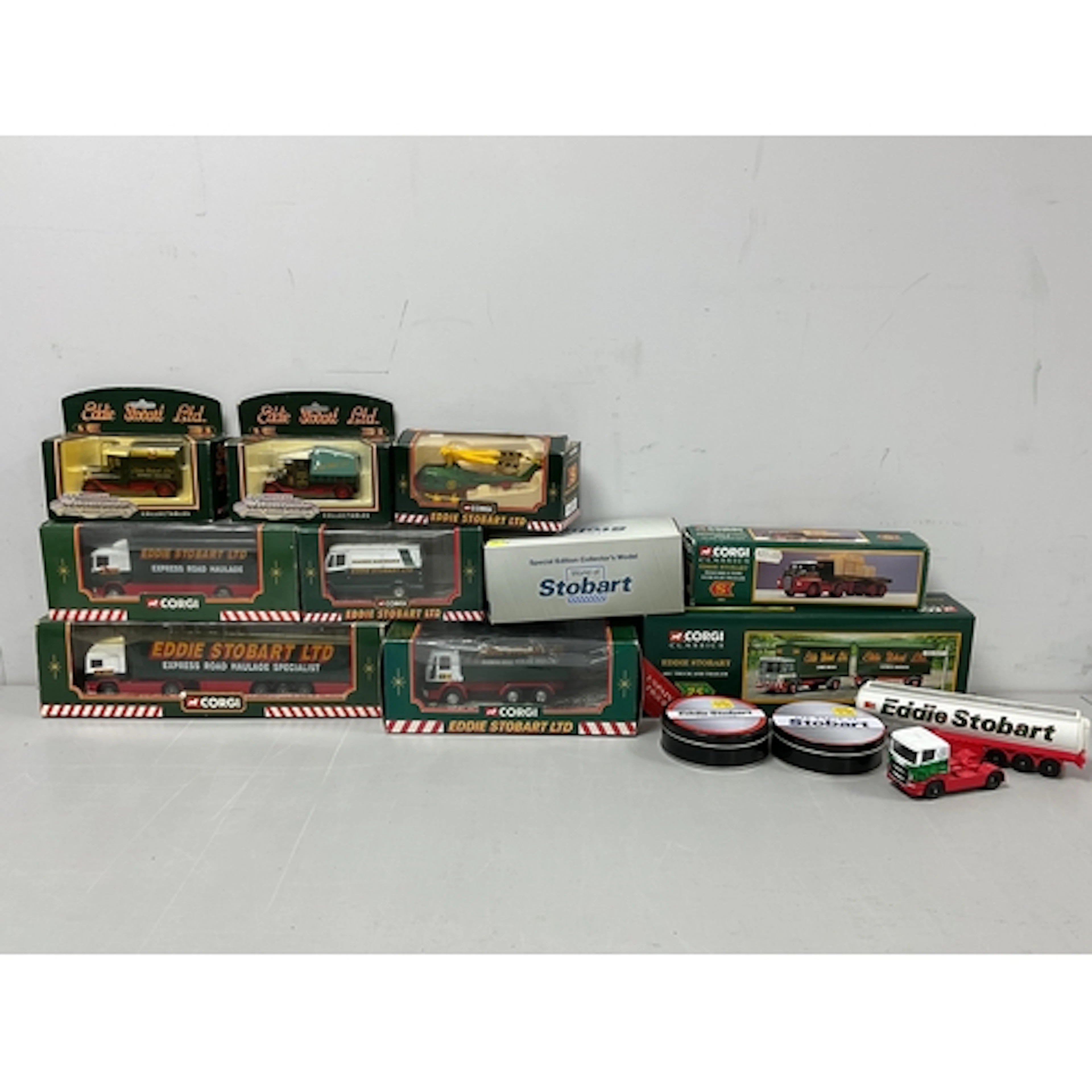 Eleven Diecast model vehicles by Corgi, Atlas Editions, all ...