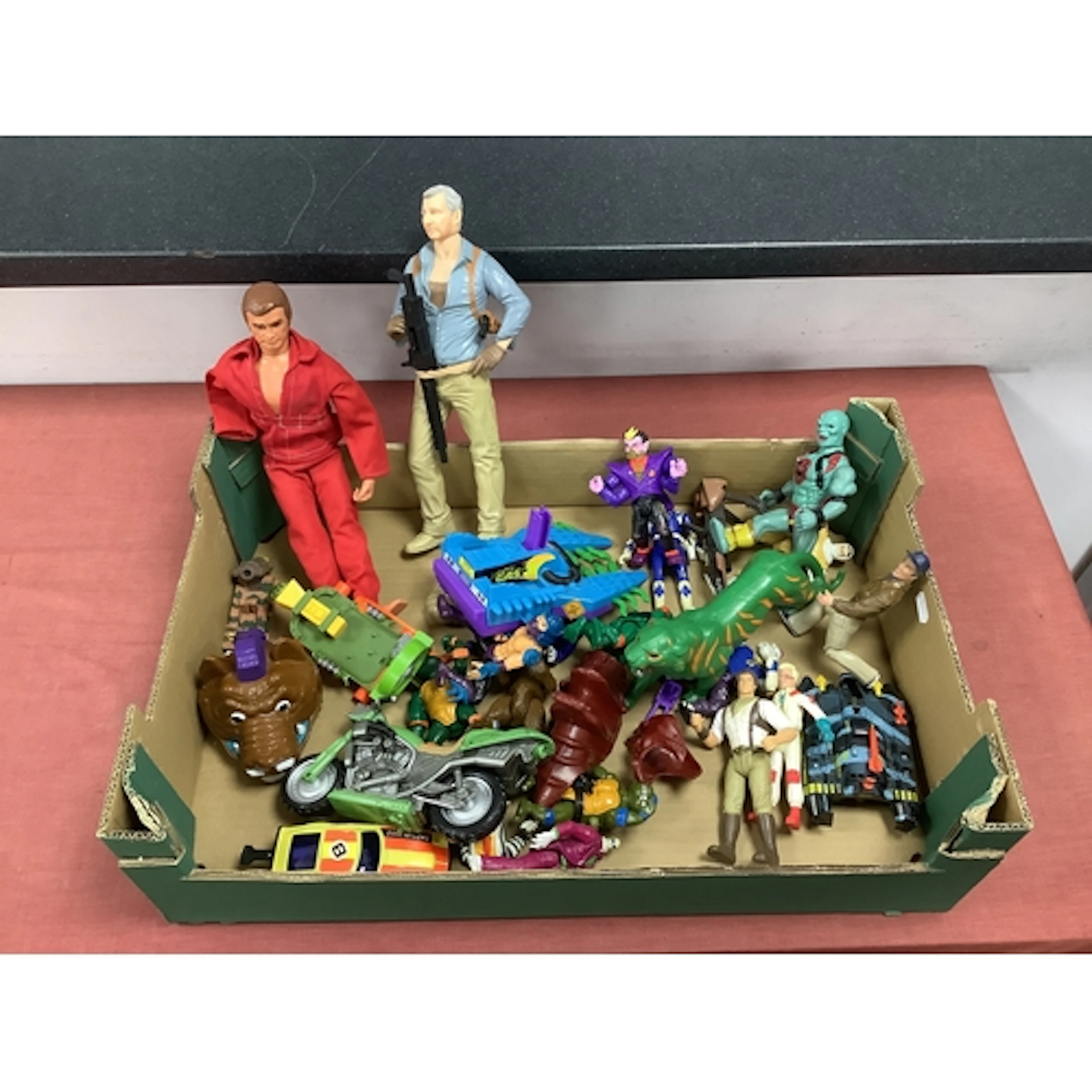 A Collection of Circa 1970's and later Plastic Action Figure...