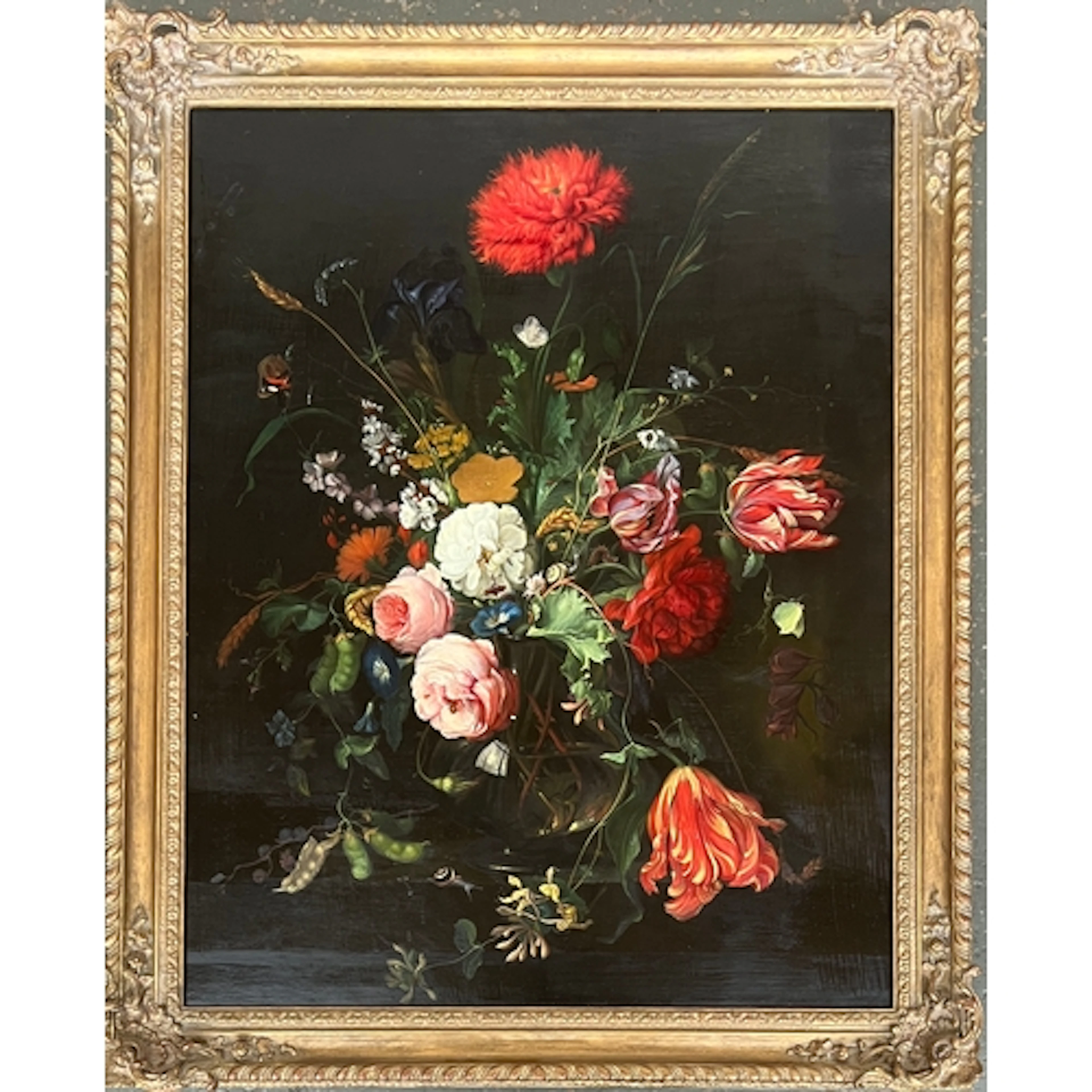 A 21st century oil on canvas after Jan Davidsz de Heem, 'Flo...