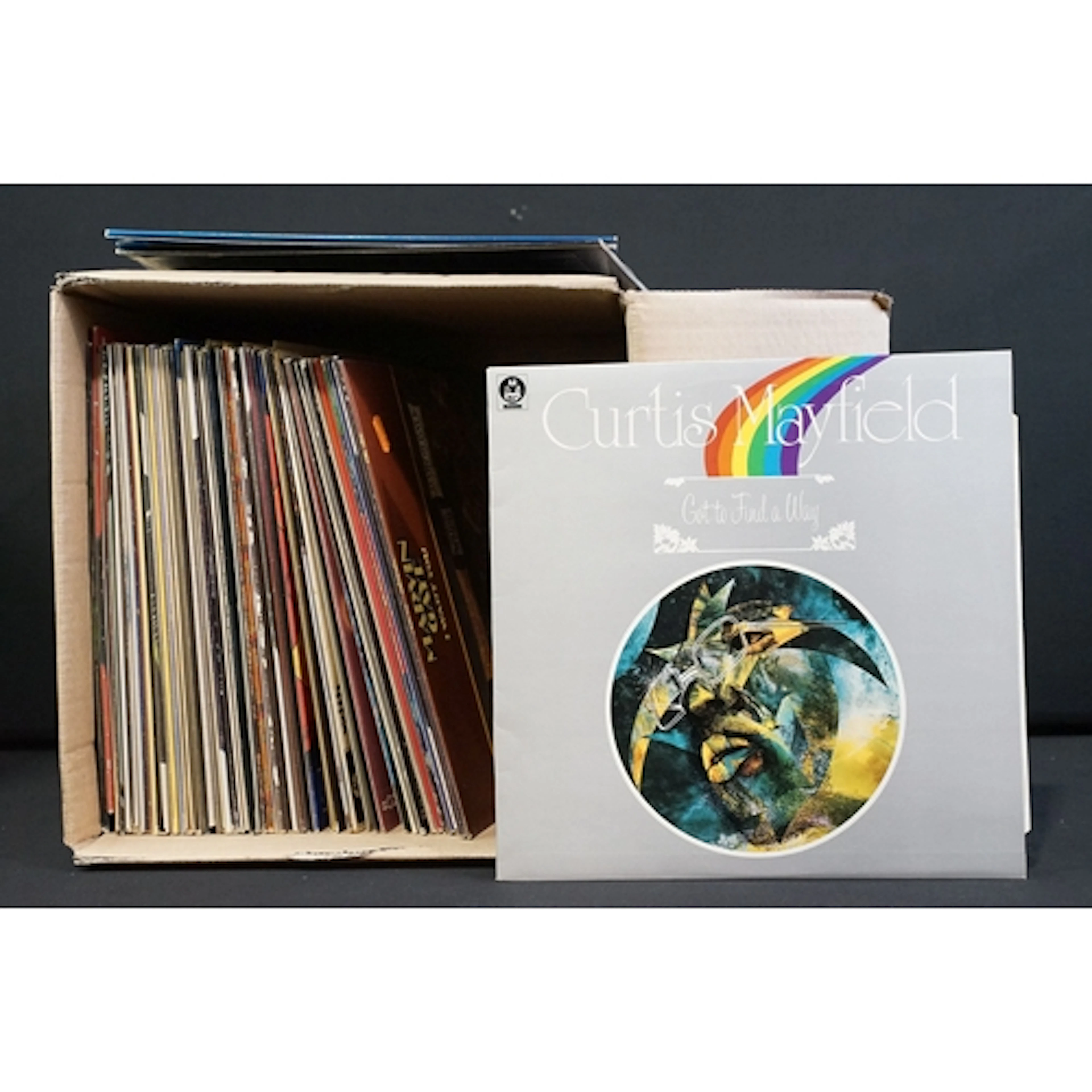Vinyl - Over 55 Soul, Jazz & Pop LPs to include Curtis Mayfi...