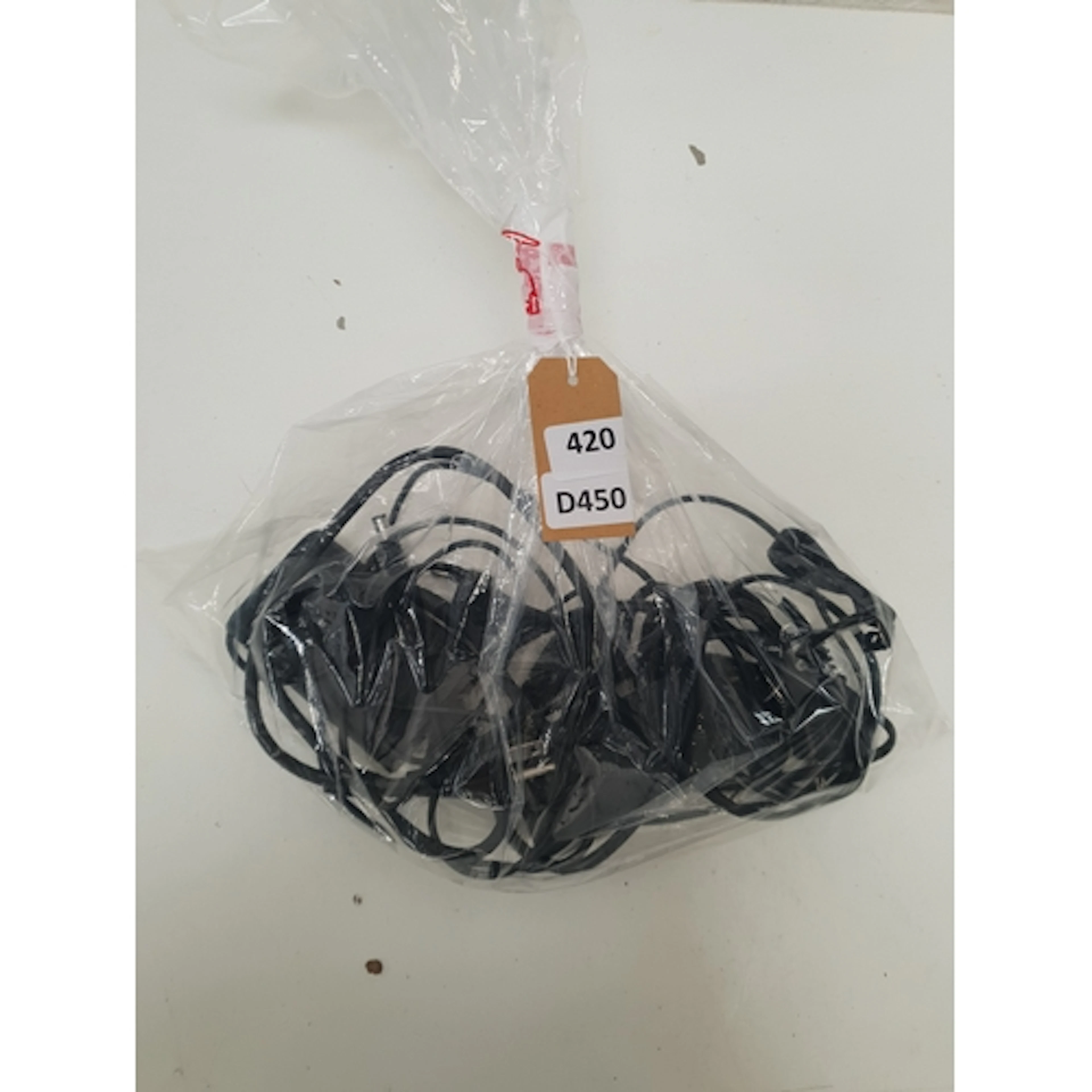 ONE BAG OF LAPTOP CHARGERS