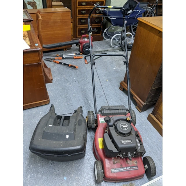 A Mountfield HP454 hand propelled lawn mower Location:- G If...