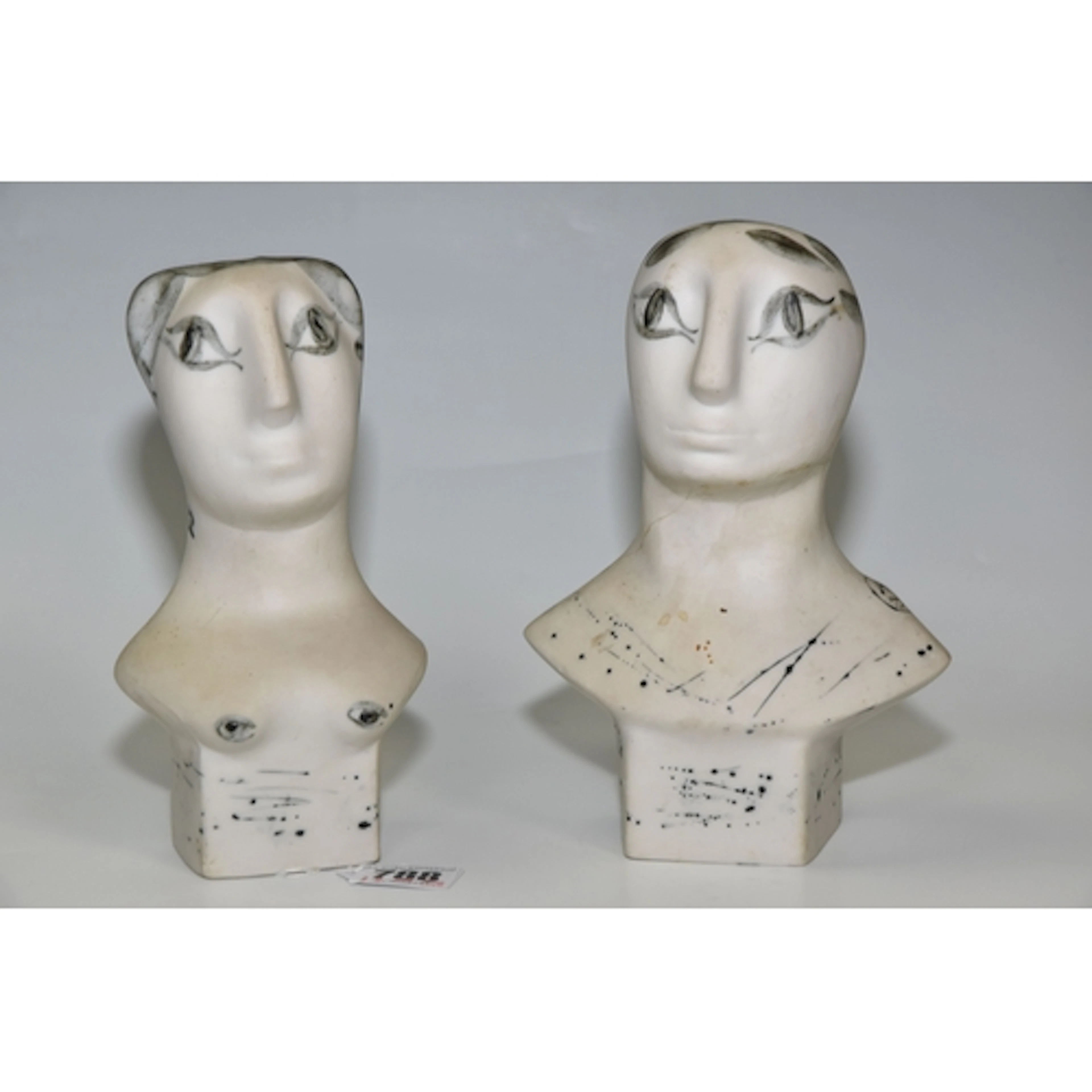 A DESIRABLE PAIR OF MID 20TH CENTURY RICHARD PARKINSON POTTE...