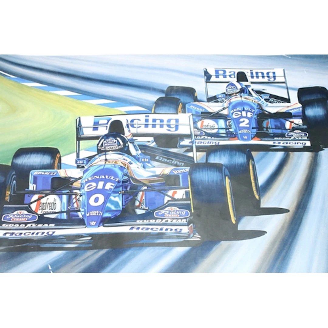 Limited edition Damon Hill O.B.E. 1996 World Drivers Champio...