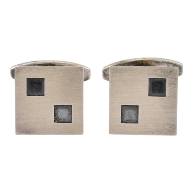 Mid 20th Century, Niels Erik From, Danish silver cufflinks. ...
