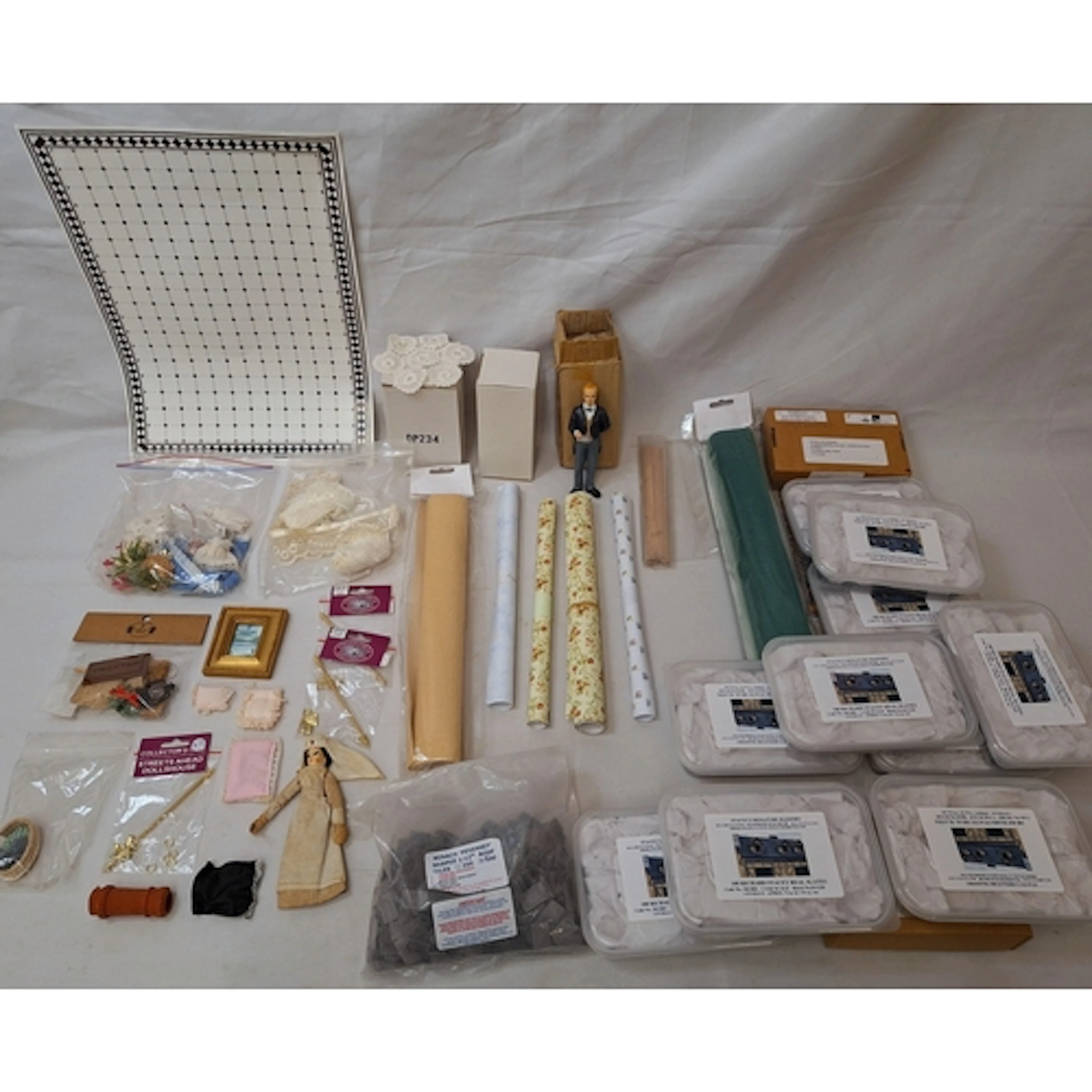Dolls House Items incl. Stacey's Miniature Masonry 10 boxes ...
