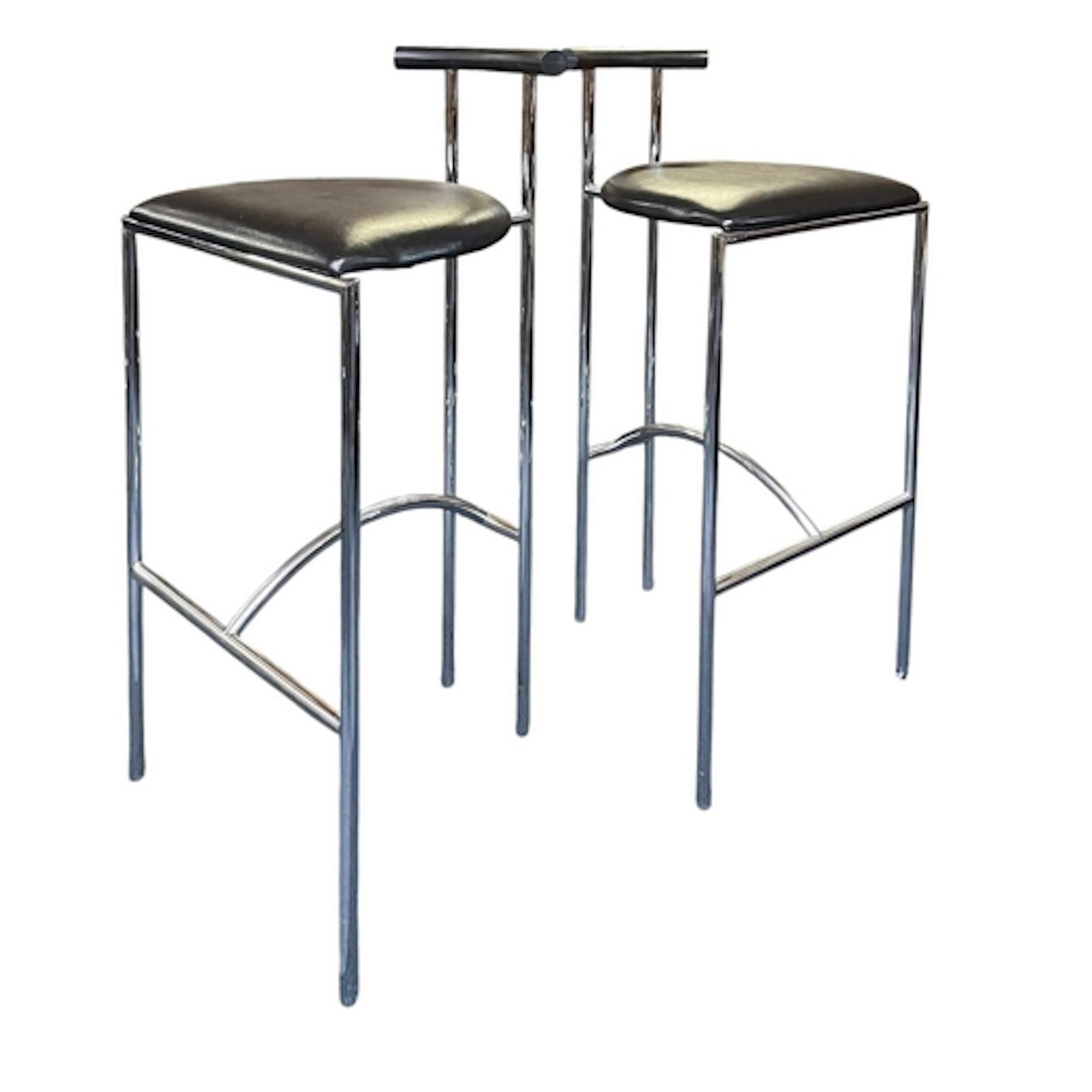 Rodney Kinsman Tokyo Bar Stools (Manner of) - a pair of desi...