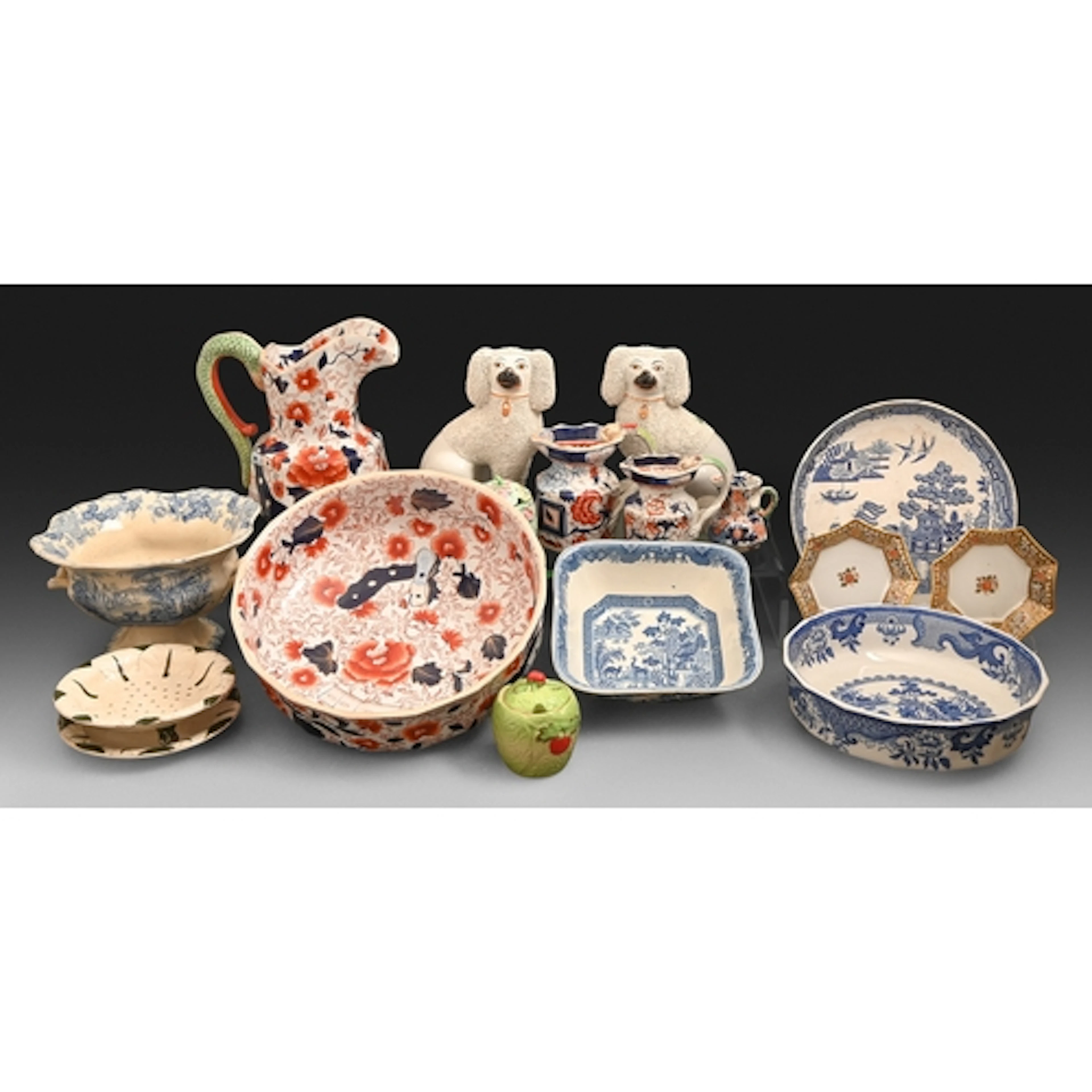 Miscellaneous earthenware, early 19th c and later, to includ...