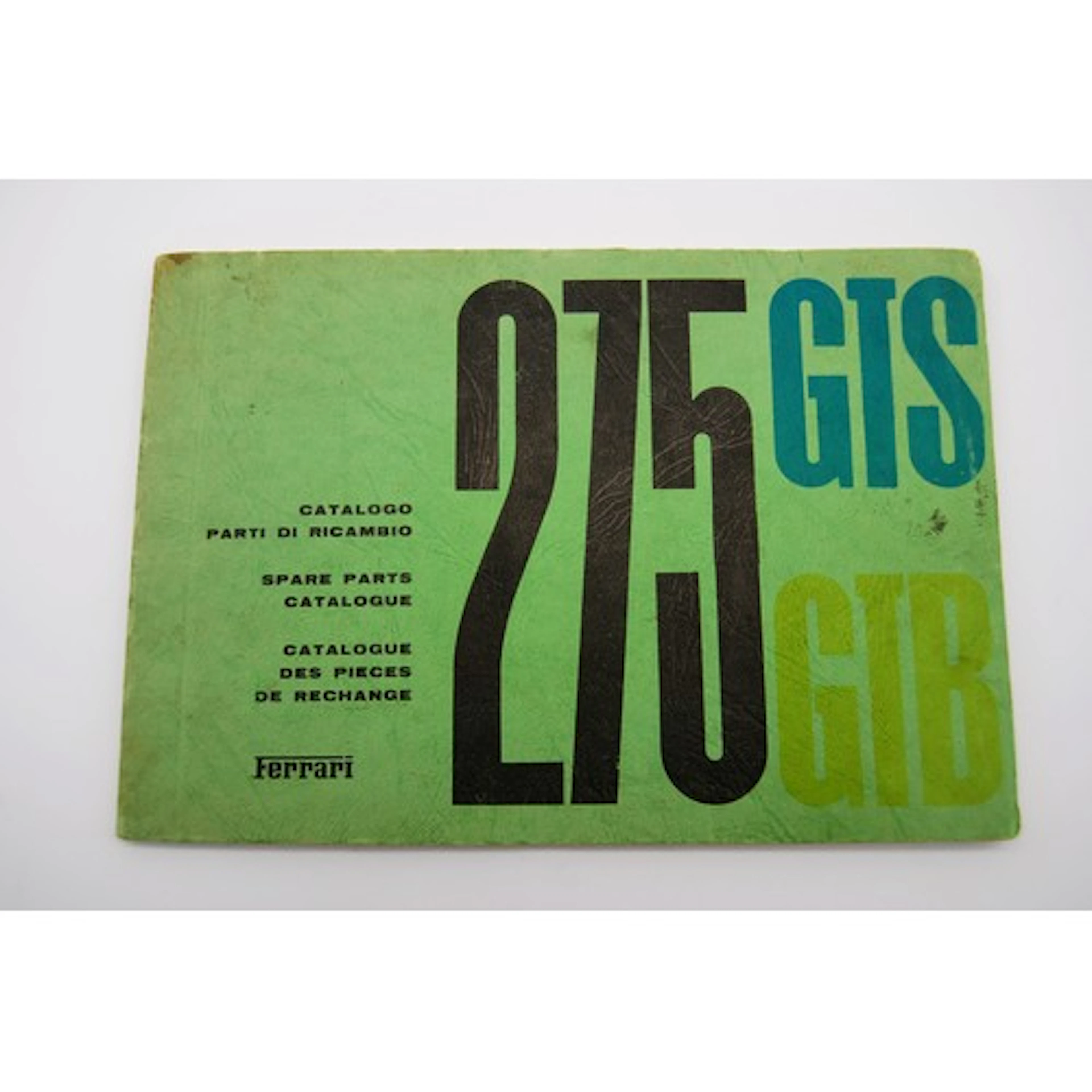 Ferrari 275 GTS/GTB Spare Parts Catalogue Contains listing ...