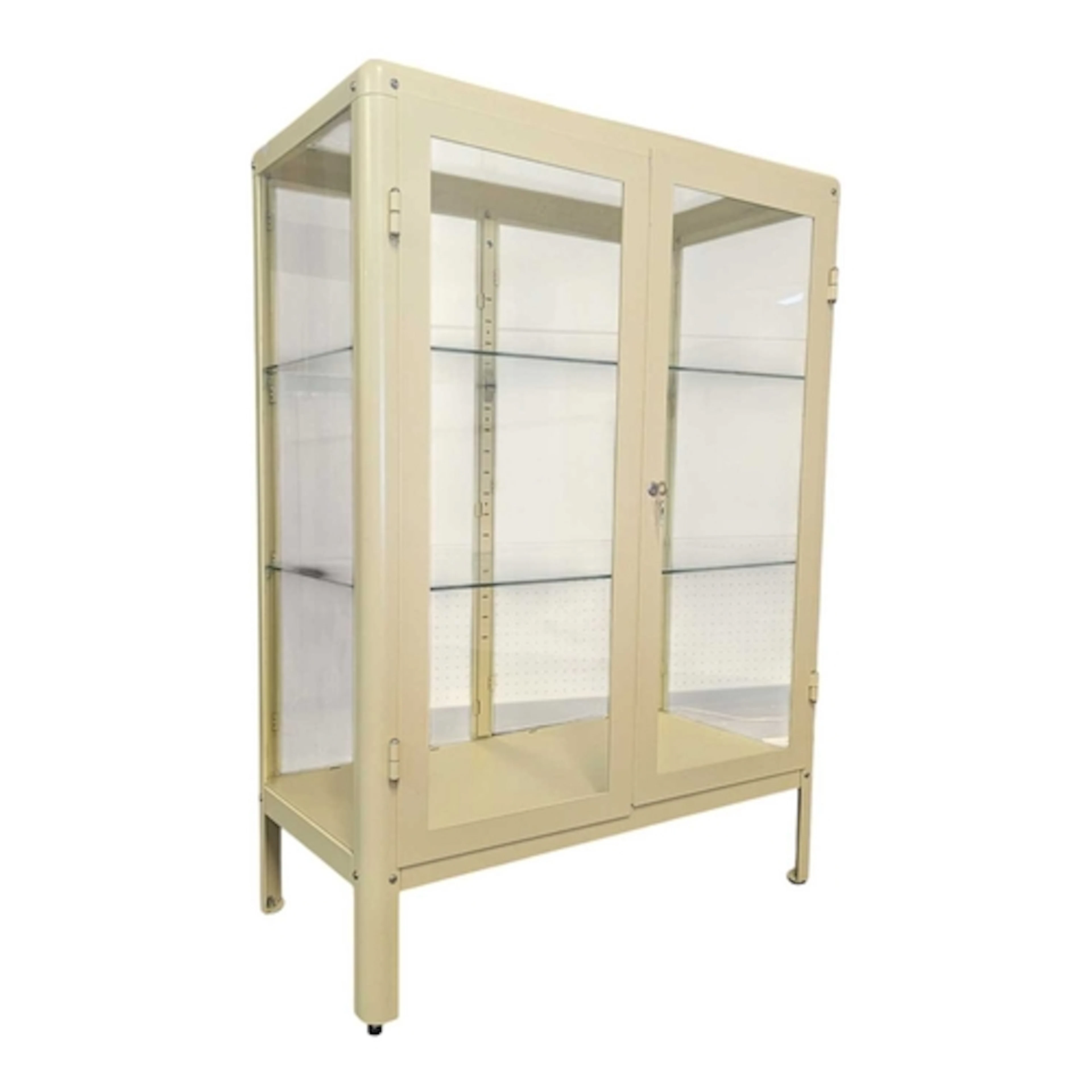IKEA, Sweden - A contemporary FABRIKOR display cabinet. Yell...
