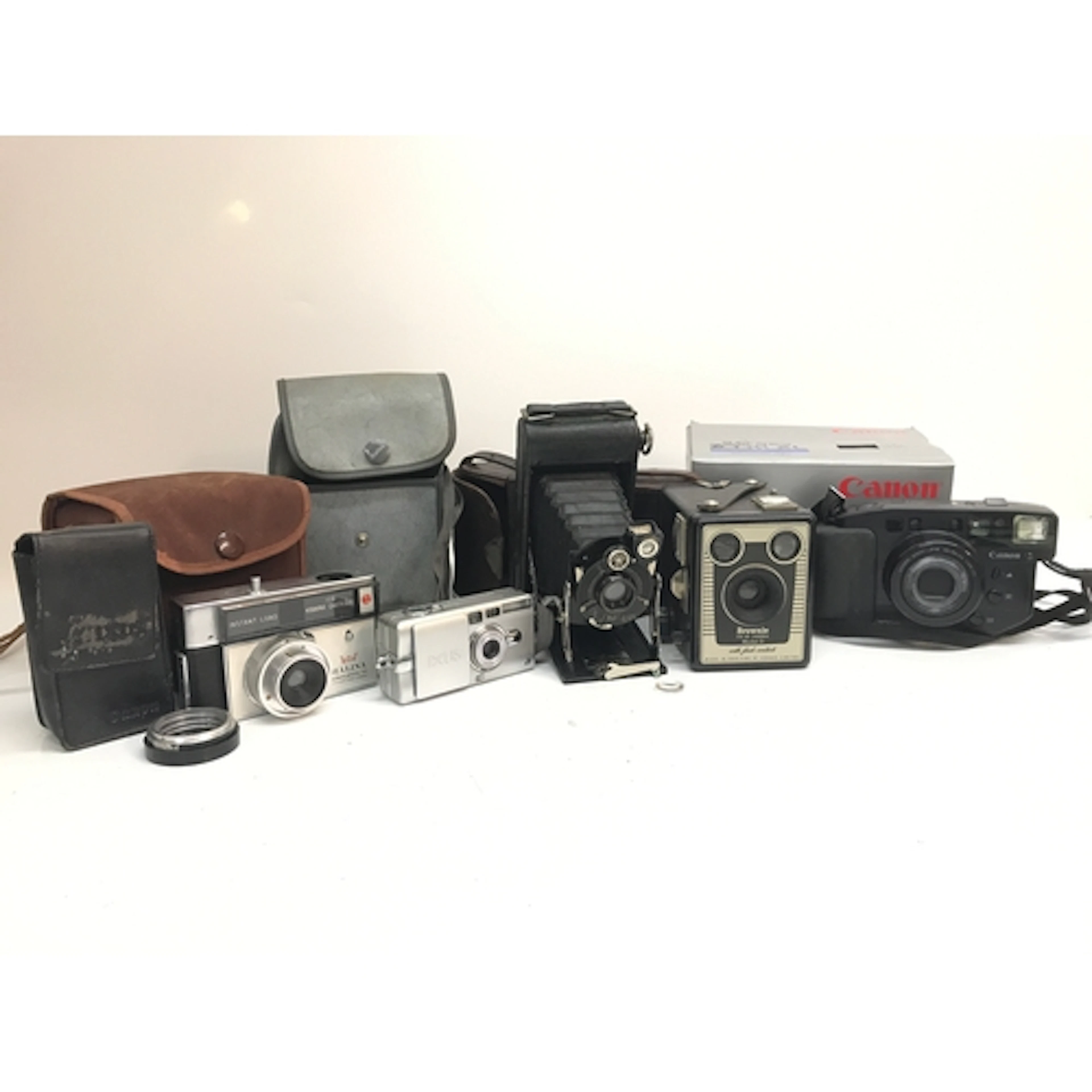 A Collection of cameras- Halina Simplette FC instant load ca...