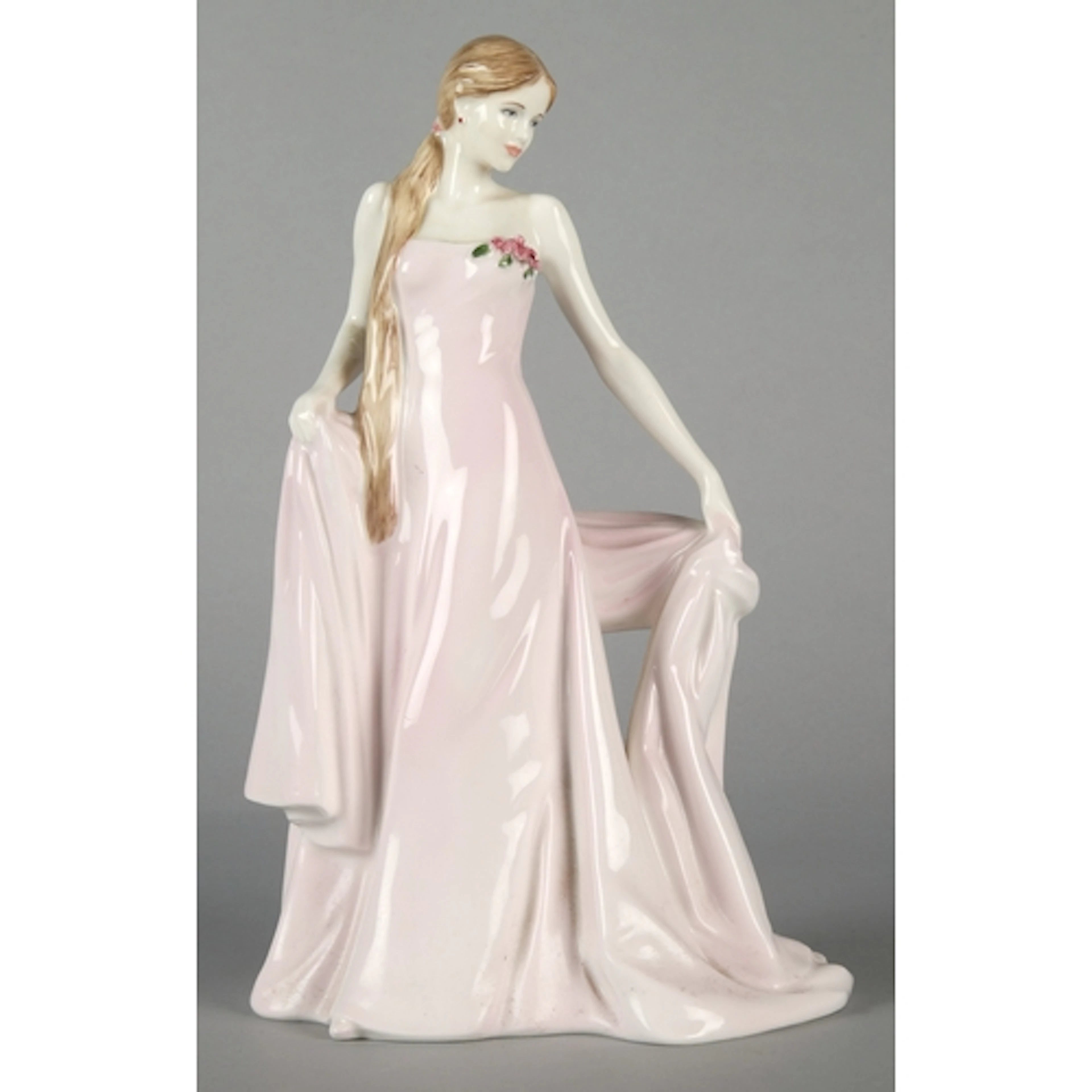 Coalport lady figure "Fair Isabel" with box