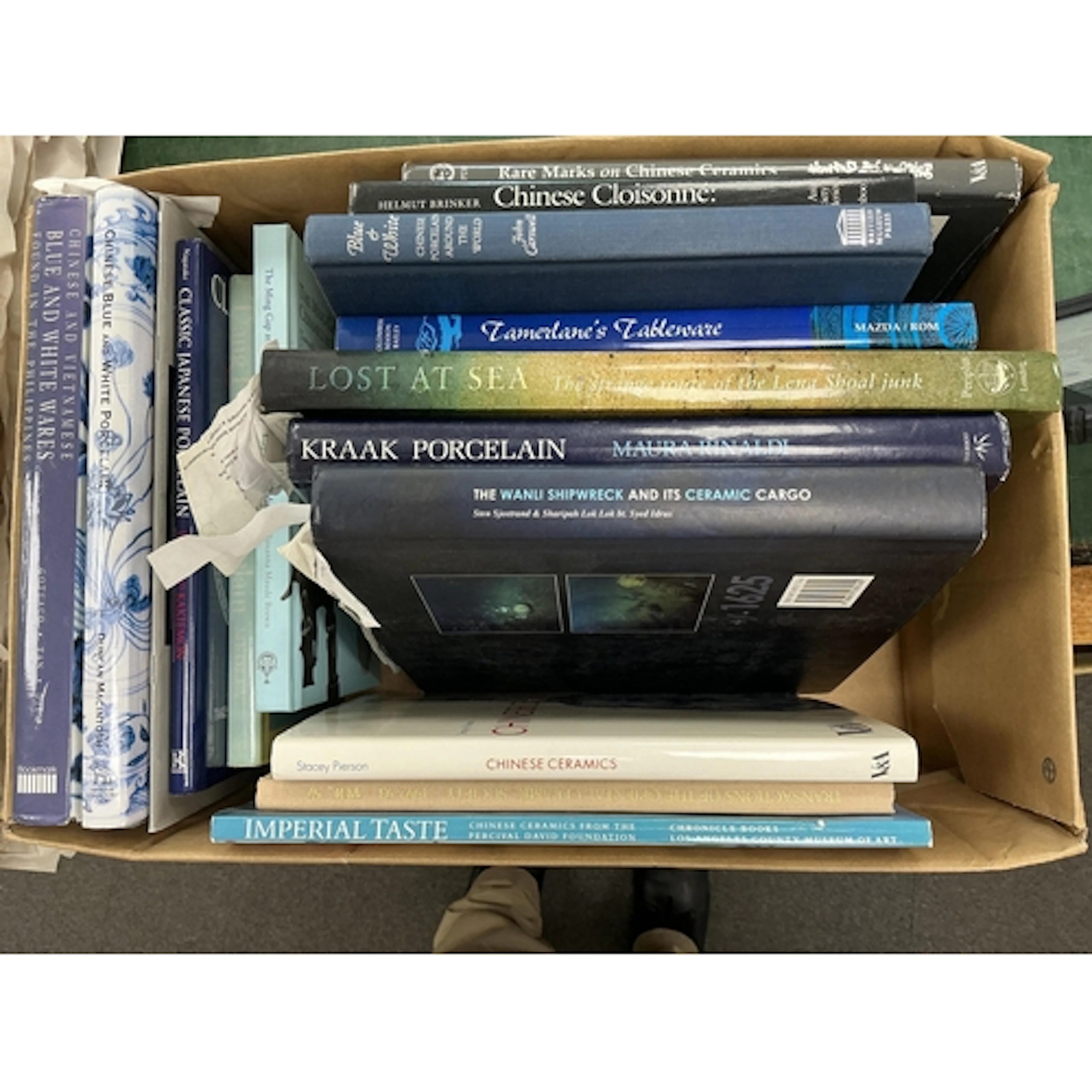 Chinese Ceramics and Works of Art reference books, highlight...