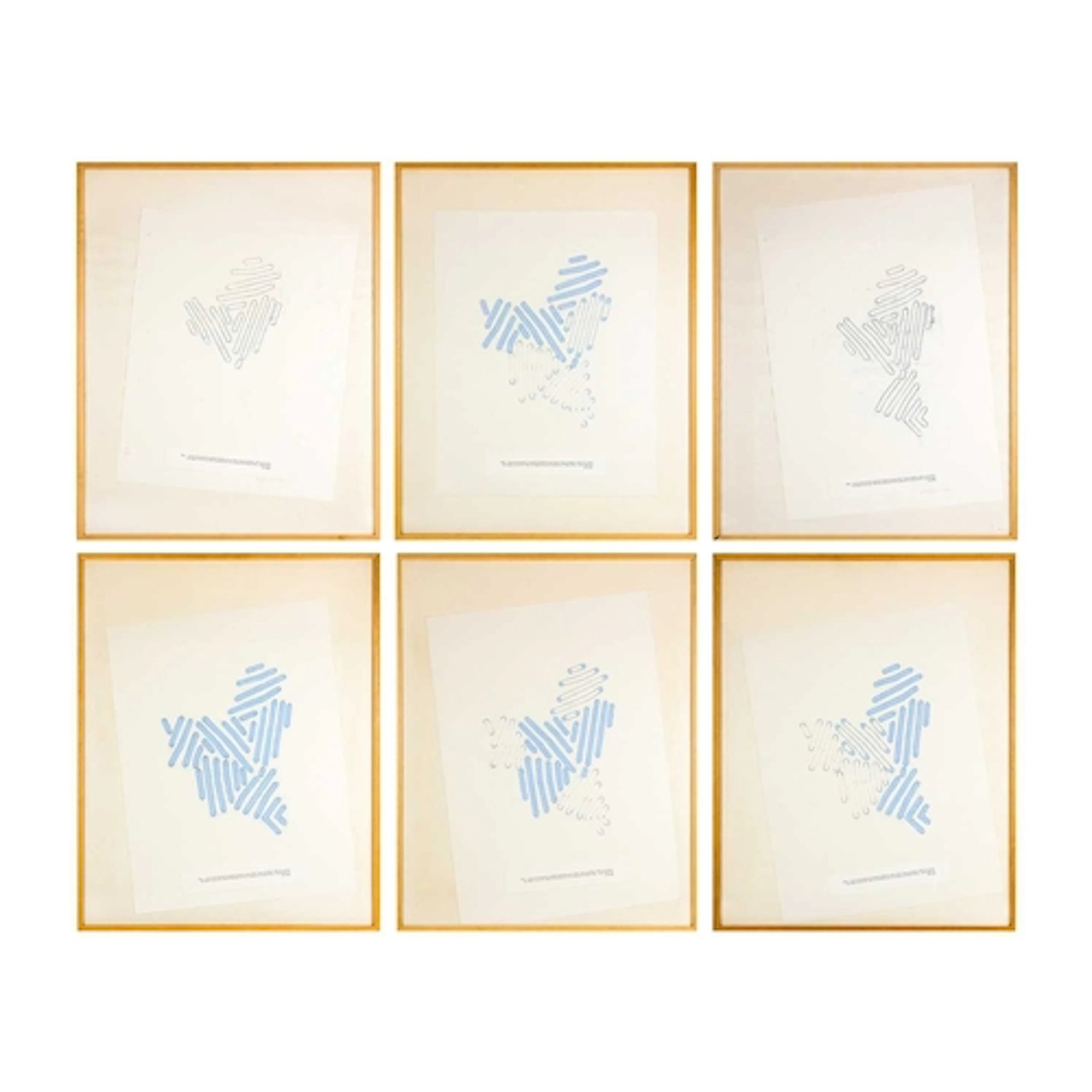 John MITCHELL (1943-2014) Manner of Jasper JOHNS (1930) Eigh...