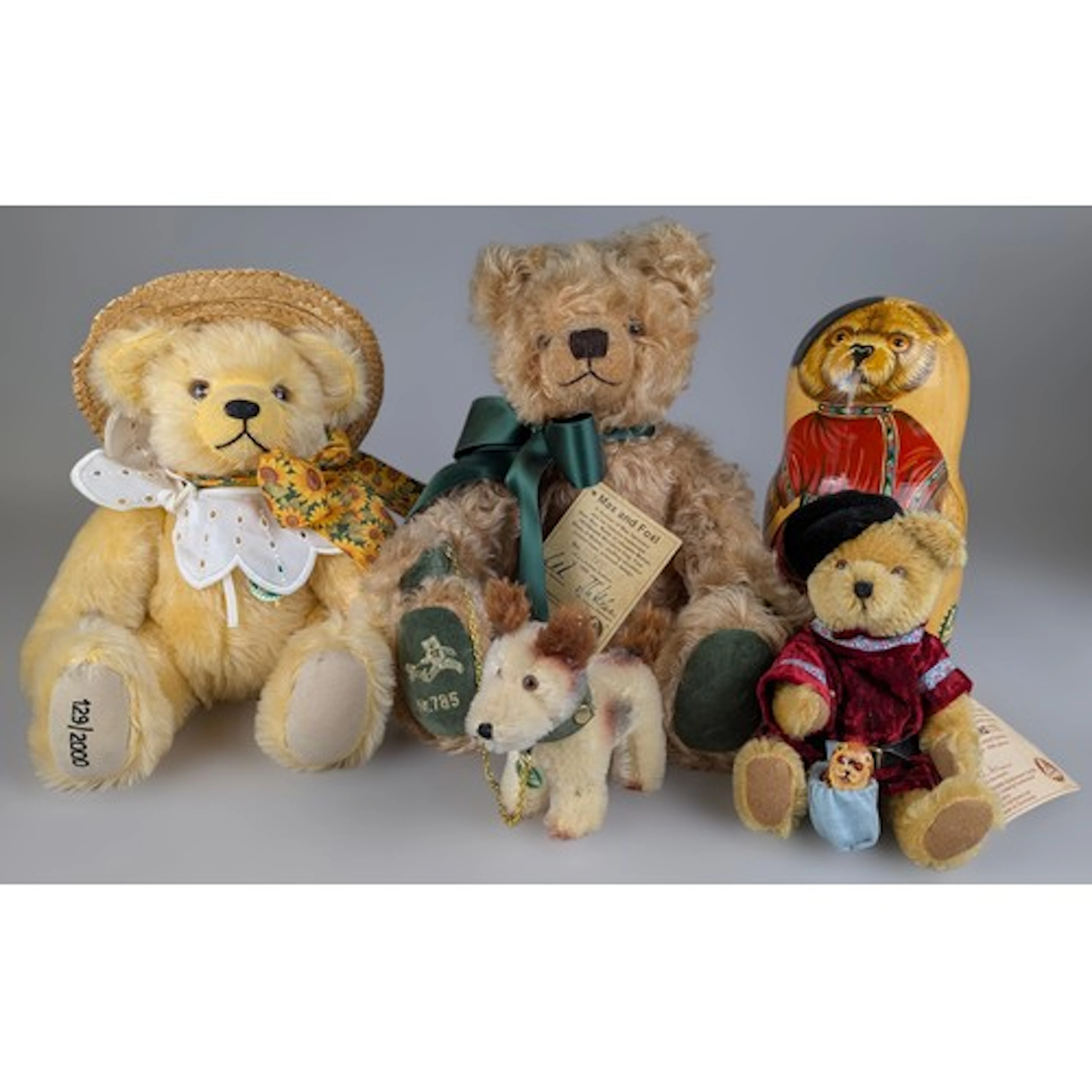 A limited edition Hermann Matryoshka bear, housed in a teddy...