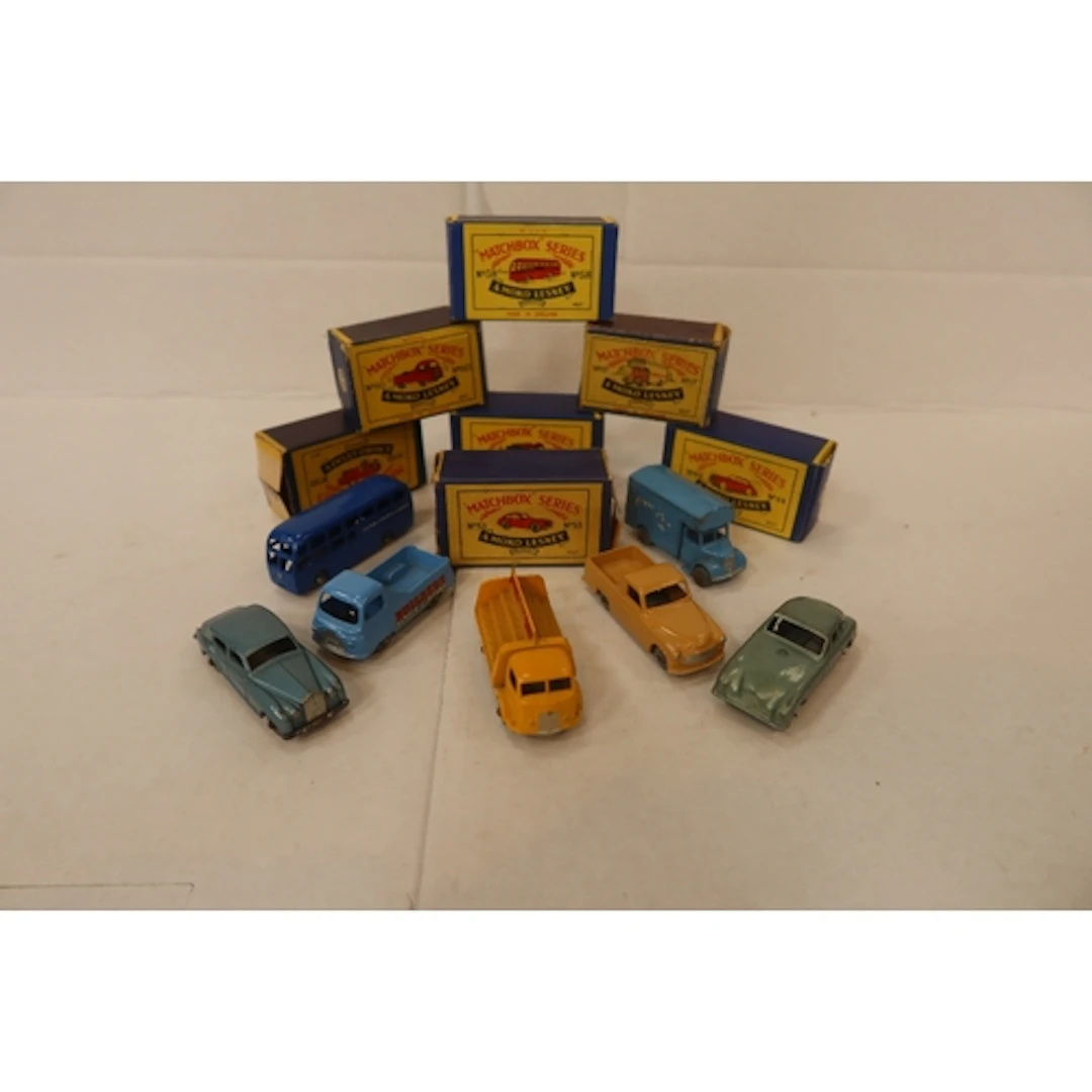 Various MatchBox models numbers 50, 60, 17, 44, 58, 37, 5...