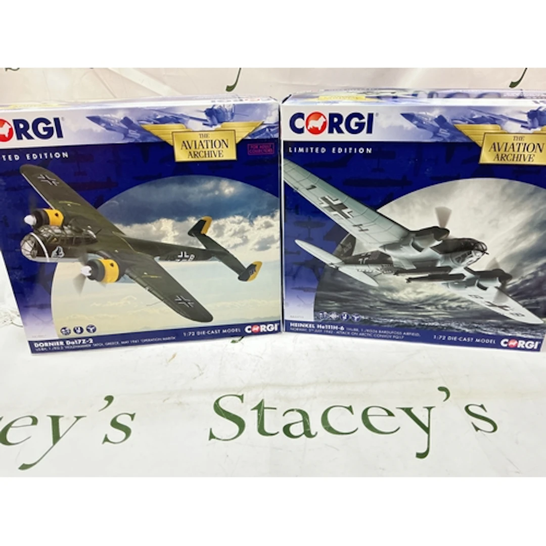 A Boxed Corgi Aviation ArchiveDo17Z-2 #AA38807 And A Heinkel...