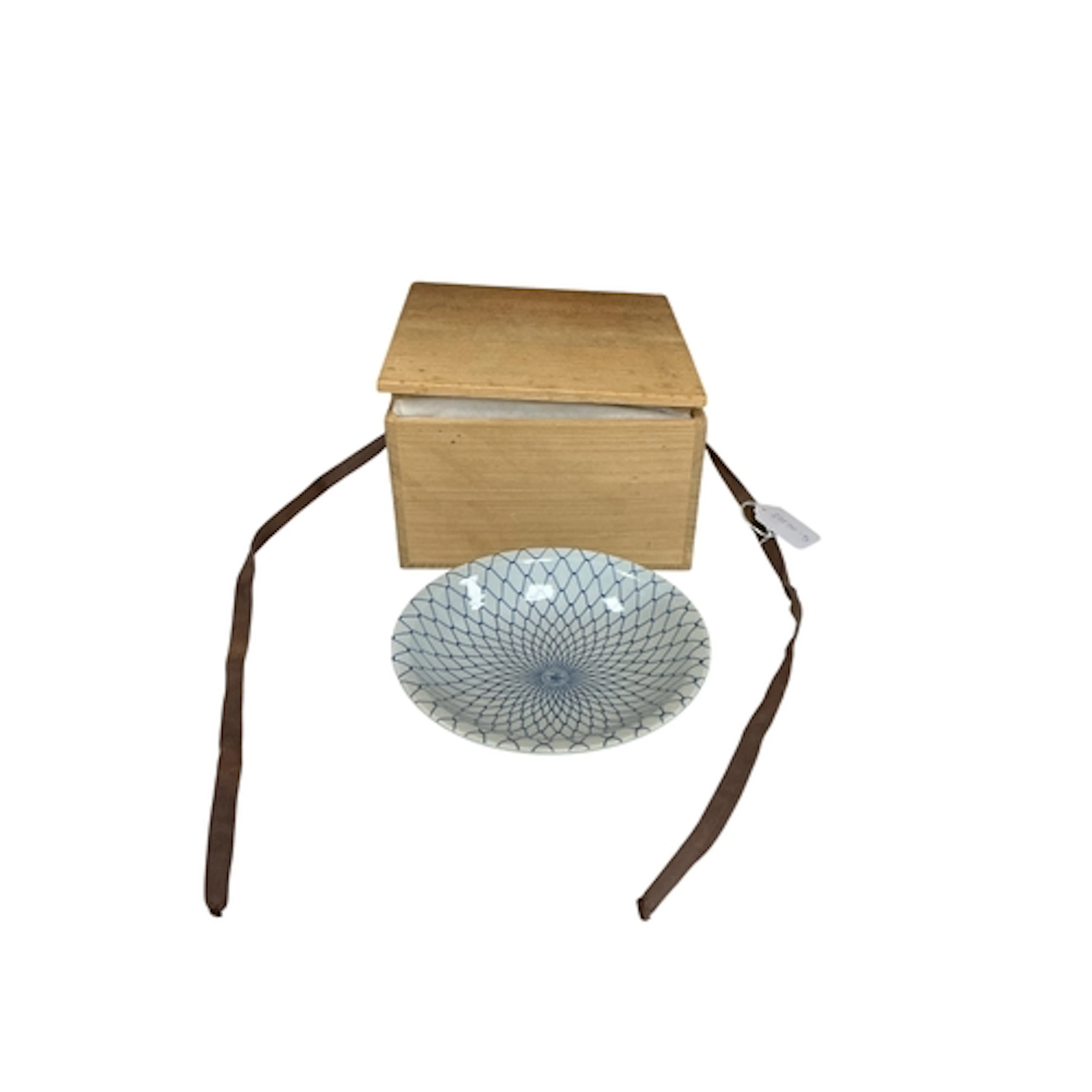 A set of five Japanese Hirado Ware dishes, the exteriors dec...