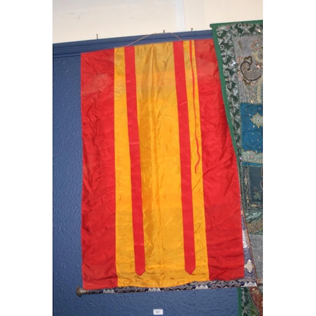 Tibetan Buddhist Thangka scroll painting, 100cm x 66cm.&nbsp...
