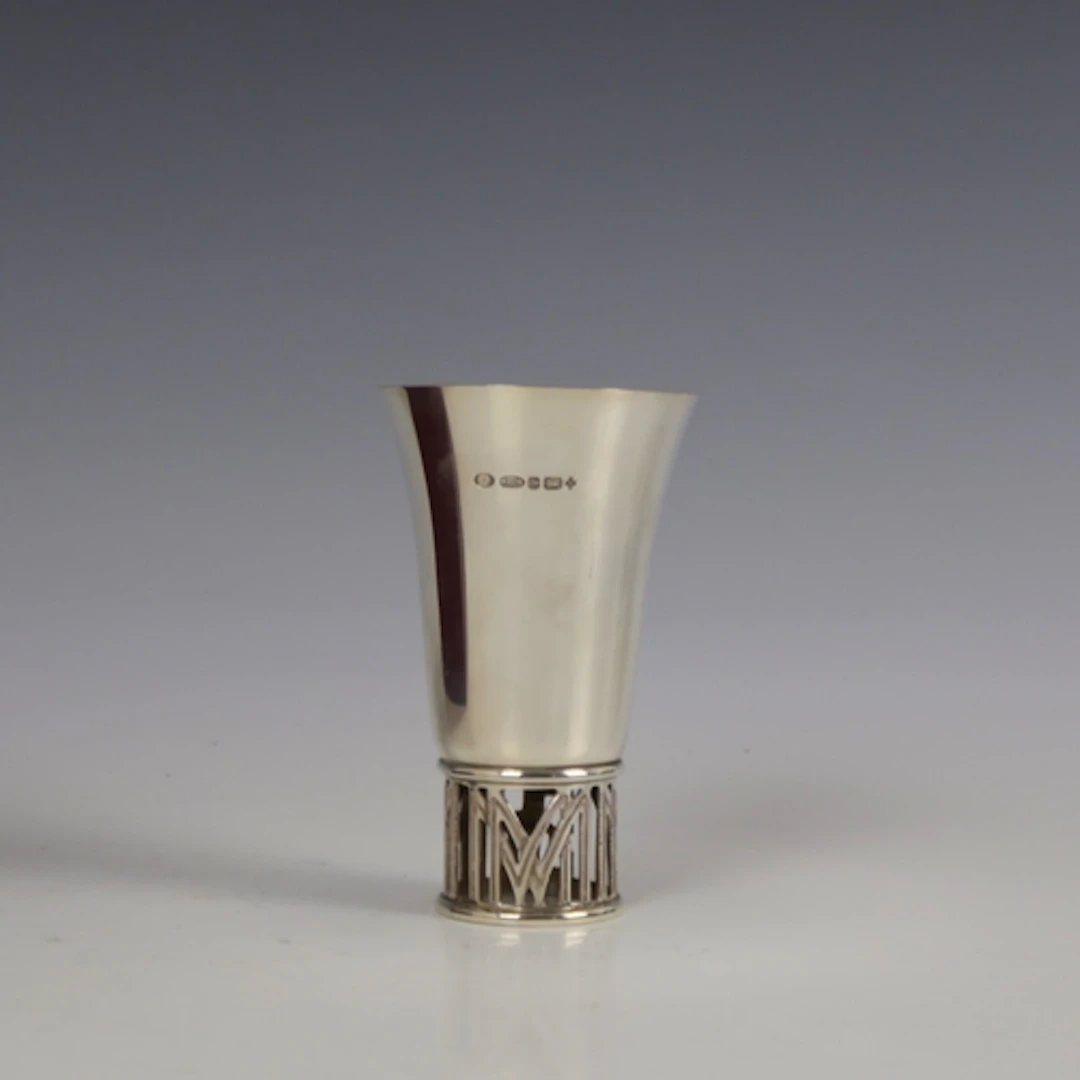 A Millennium silver beaker, Albert Edward Jones, Birmingham ...