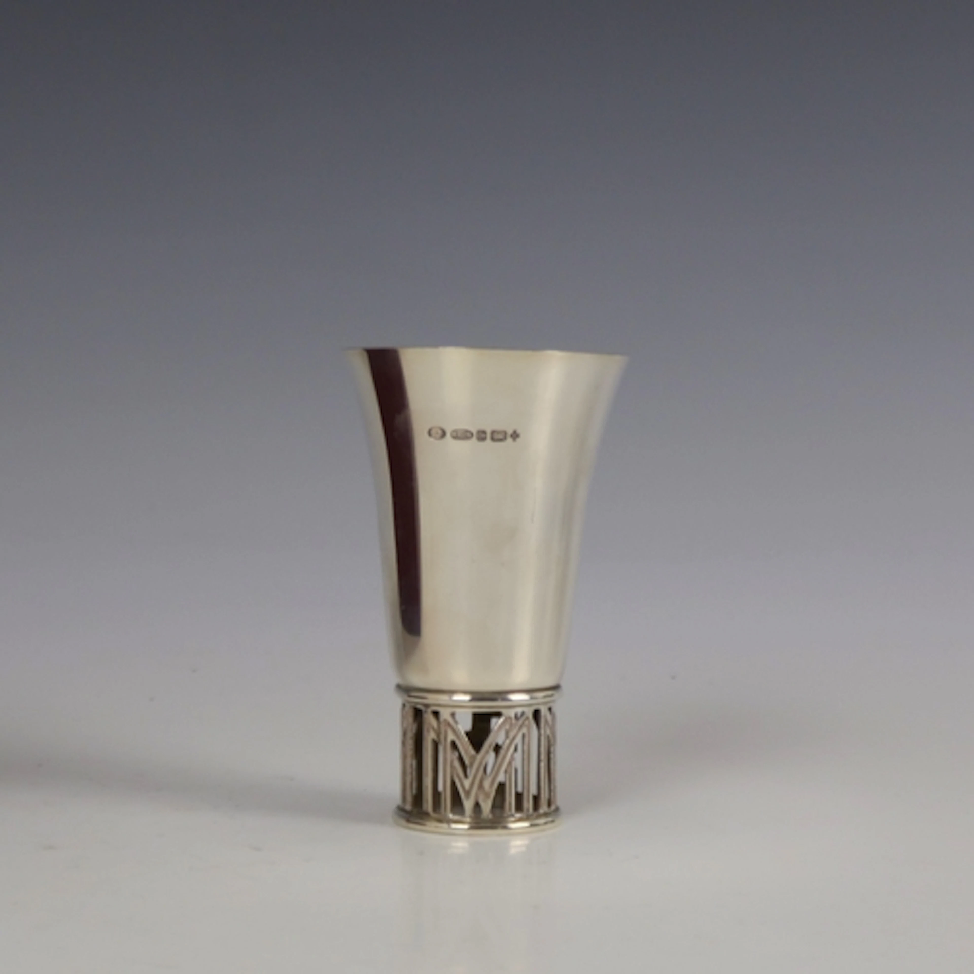 A Millennium silver beaker, Albert Edward Jones, Birmingham ...