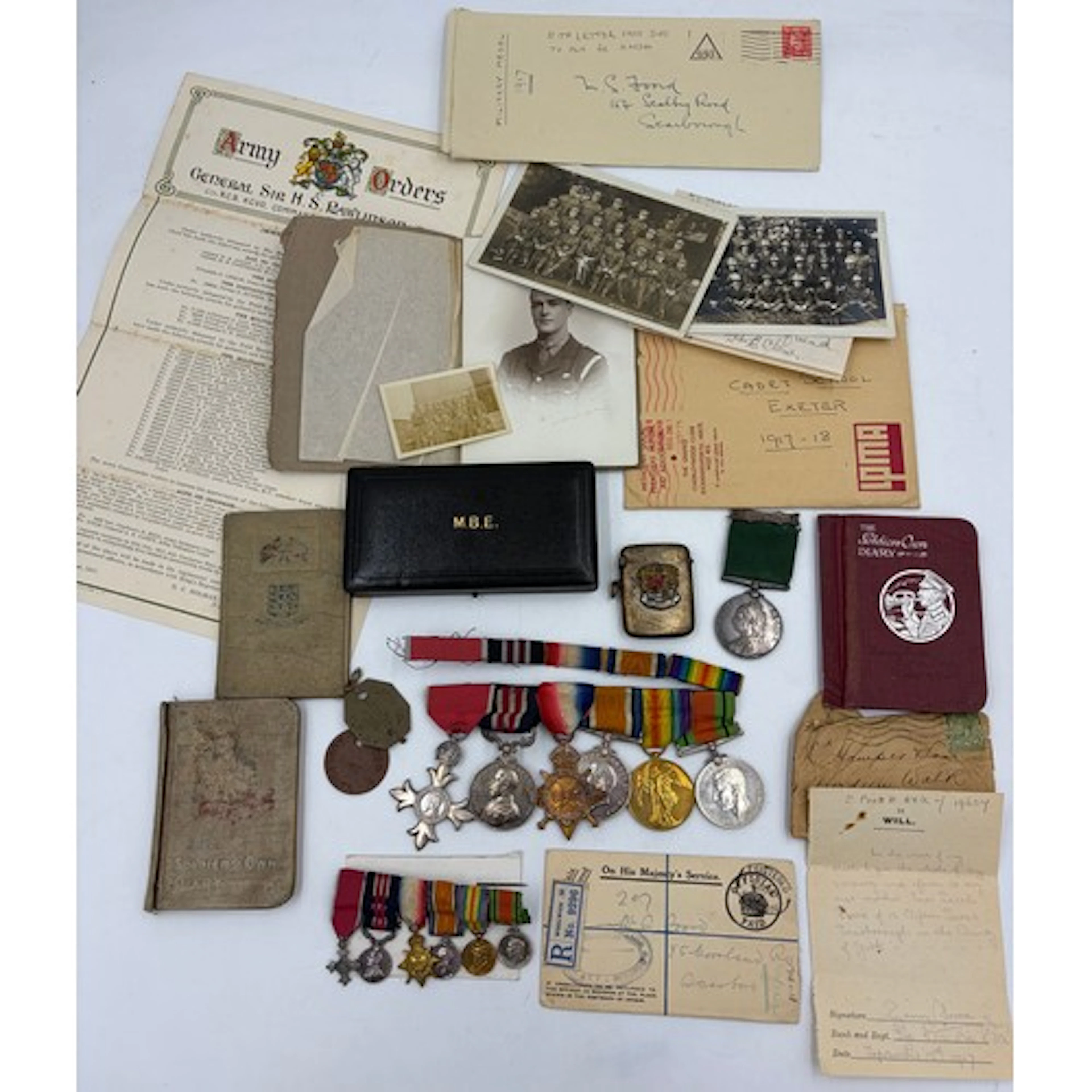 Collection of medals relating to 19607 Sjt S Foord RA to inc...