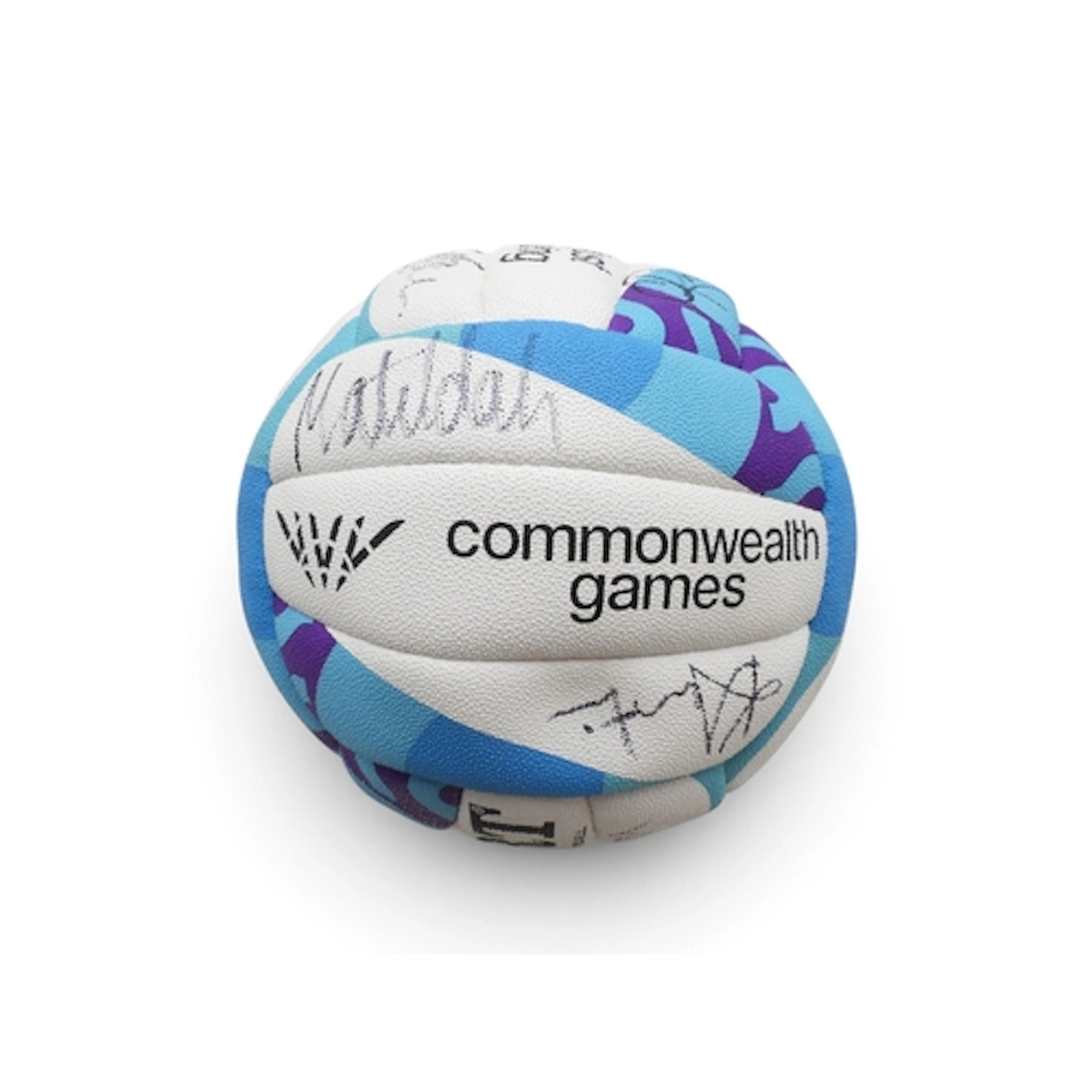 G2026 - Netball Bronze Play-off match-used ball Signed by t...