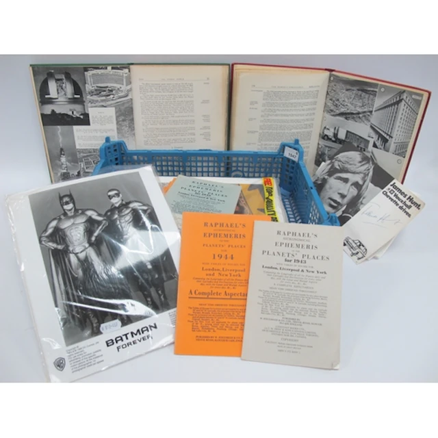 Paper ephemera to include James Hunt autograph (unverified) ...