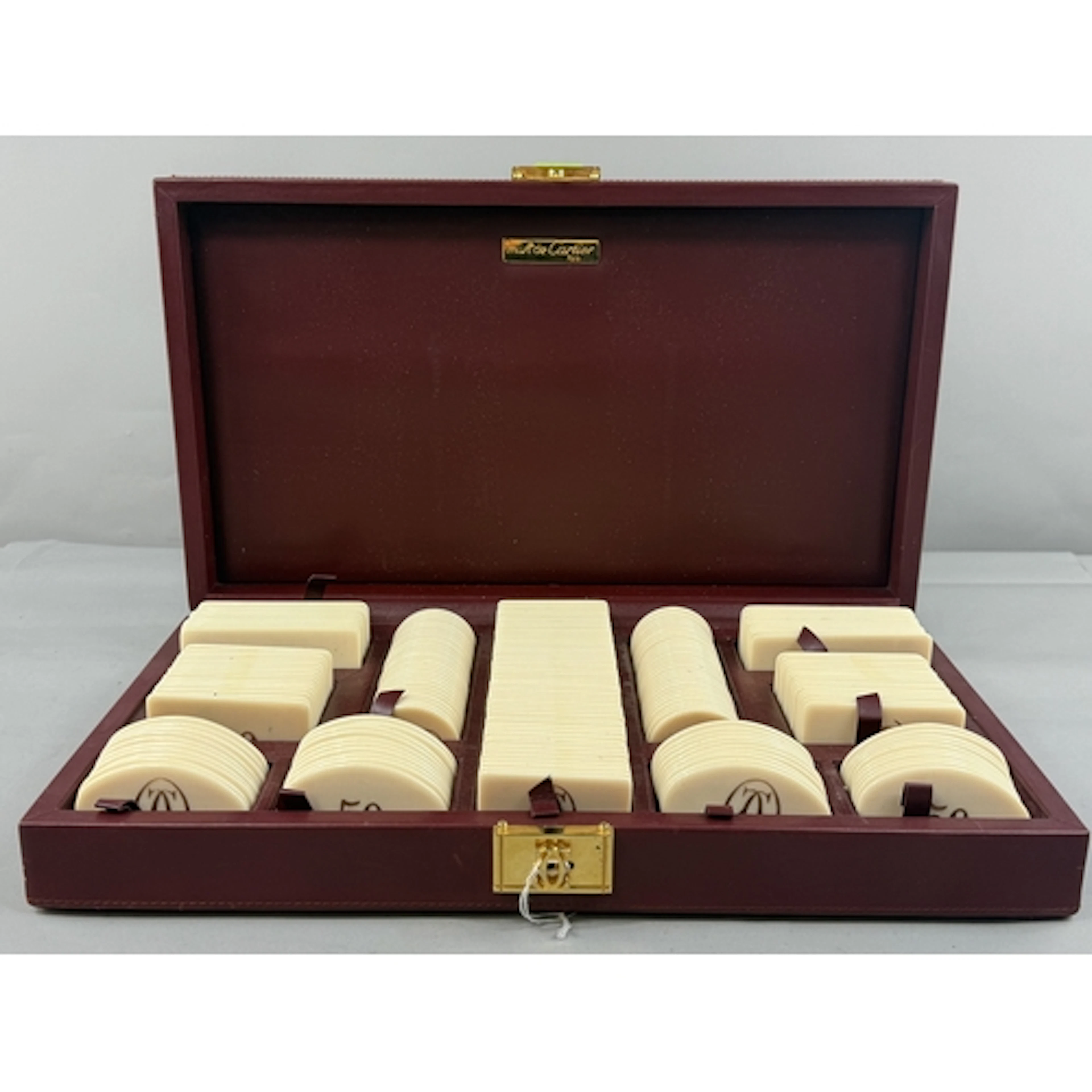 Decorative Arts: a Must De Cartier gaming counter or poker c...