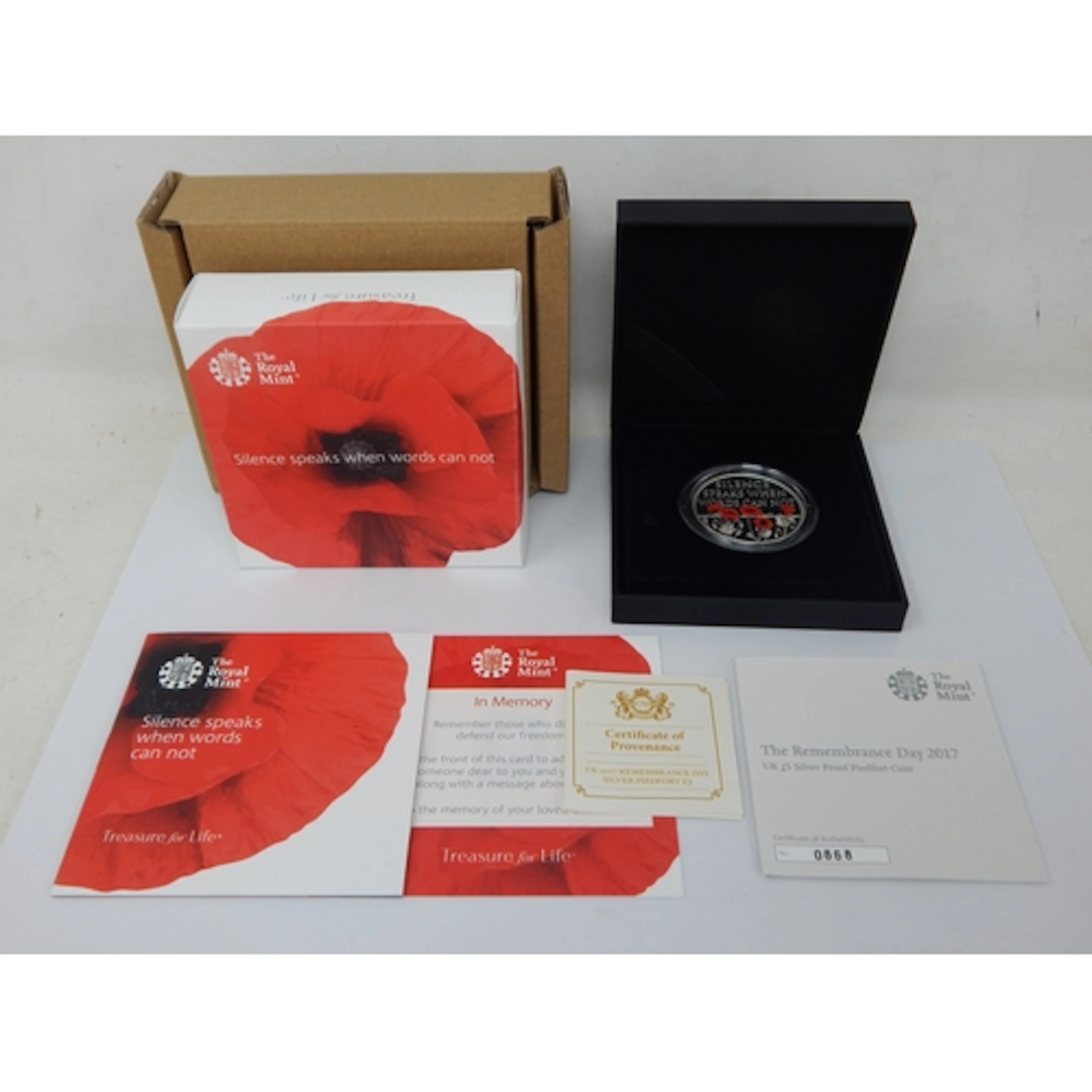 Royal Mint 2017 UK £5 Silver Proof Piedfort Coin Commemorati...