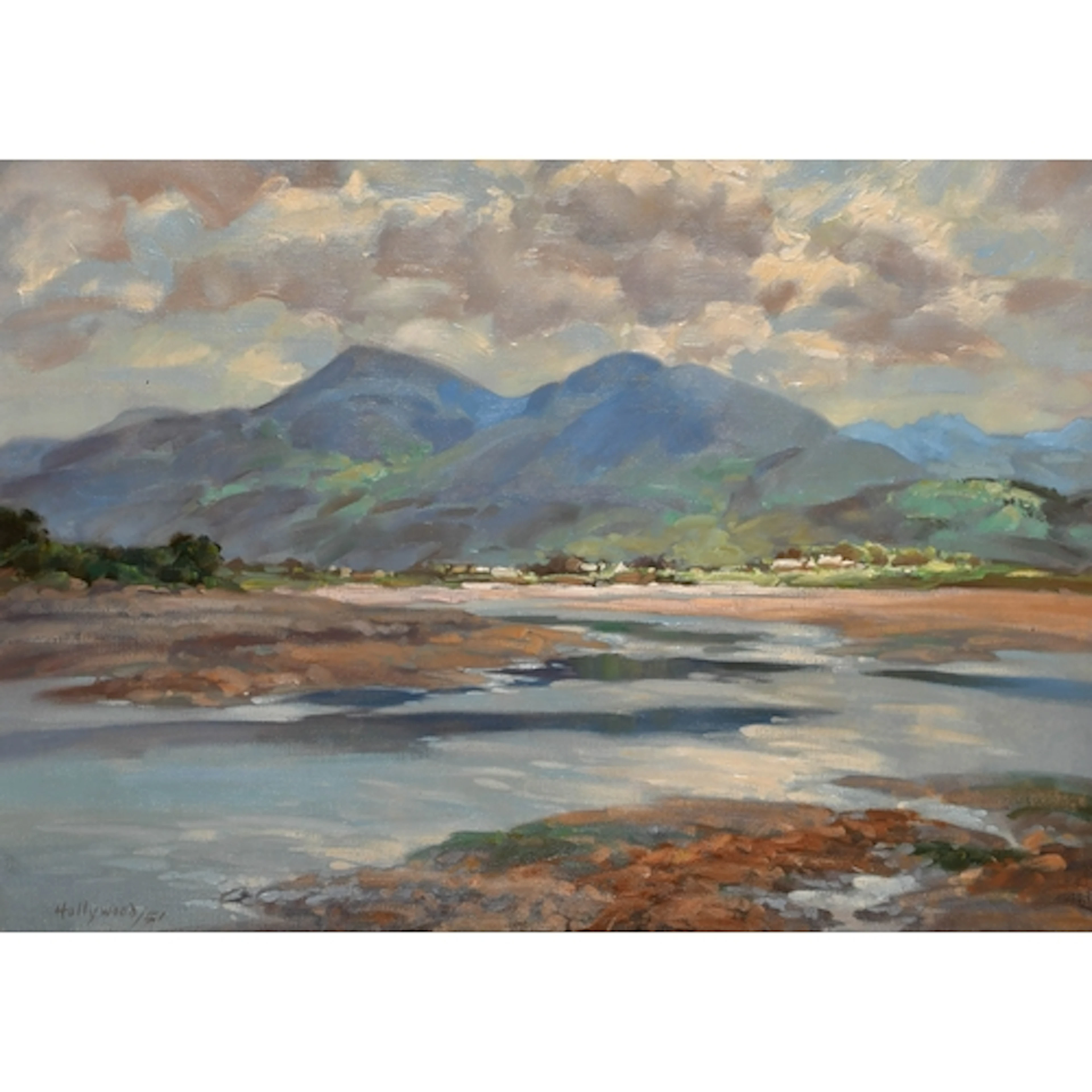 William Hollywood (1923-1990) British. An Irish River Landsc...