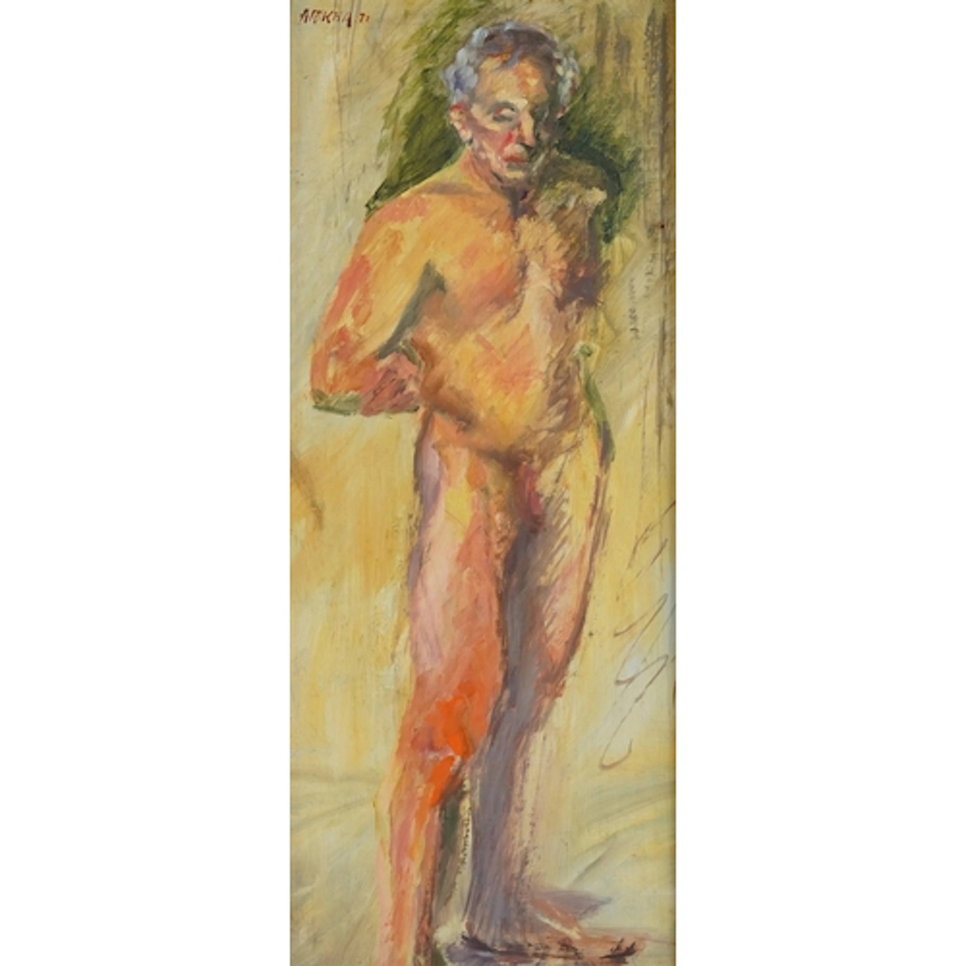 § Avigdor Arikha (Romanian/French/Israeli, 1929-2010) Stand...